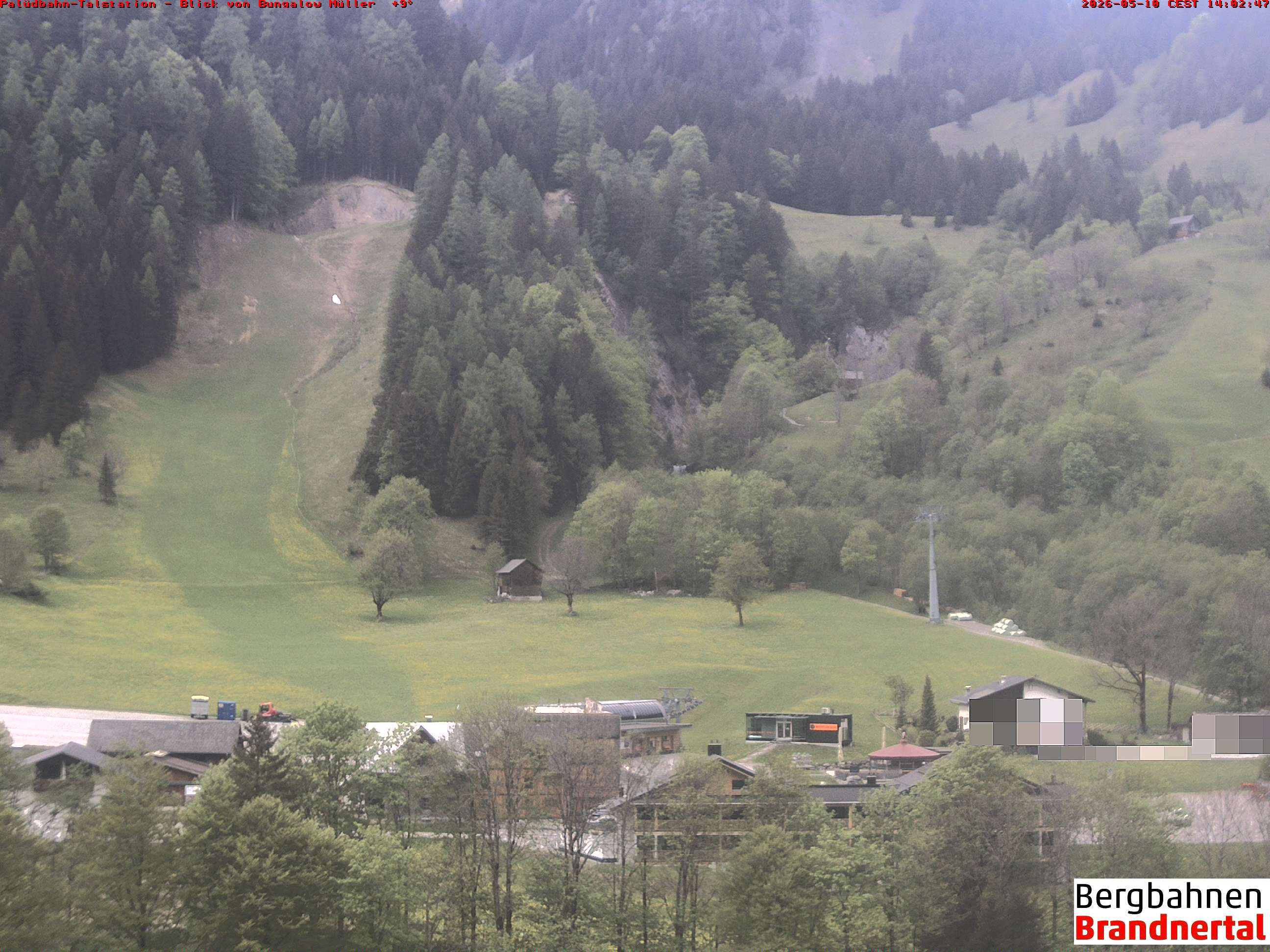 Blick auf Palüdbahn von Bungalow Müller