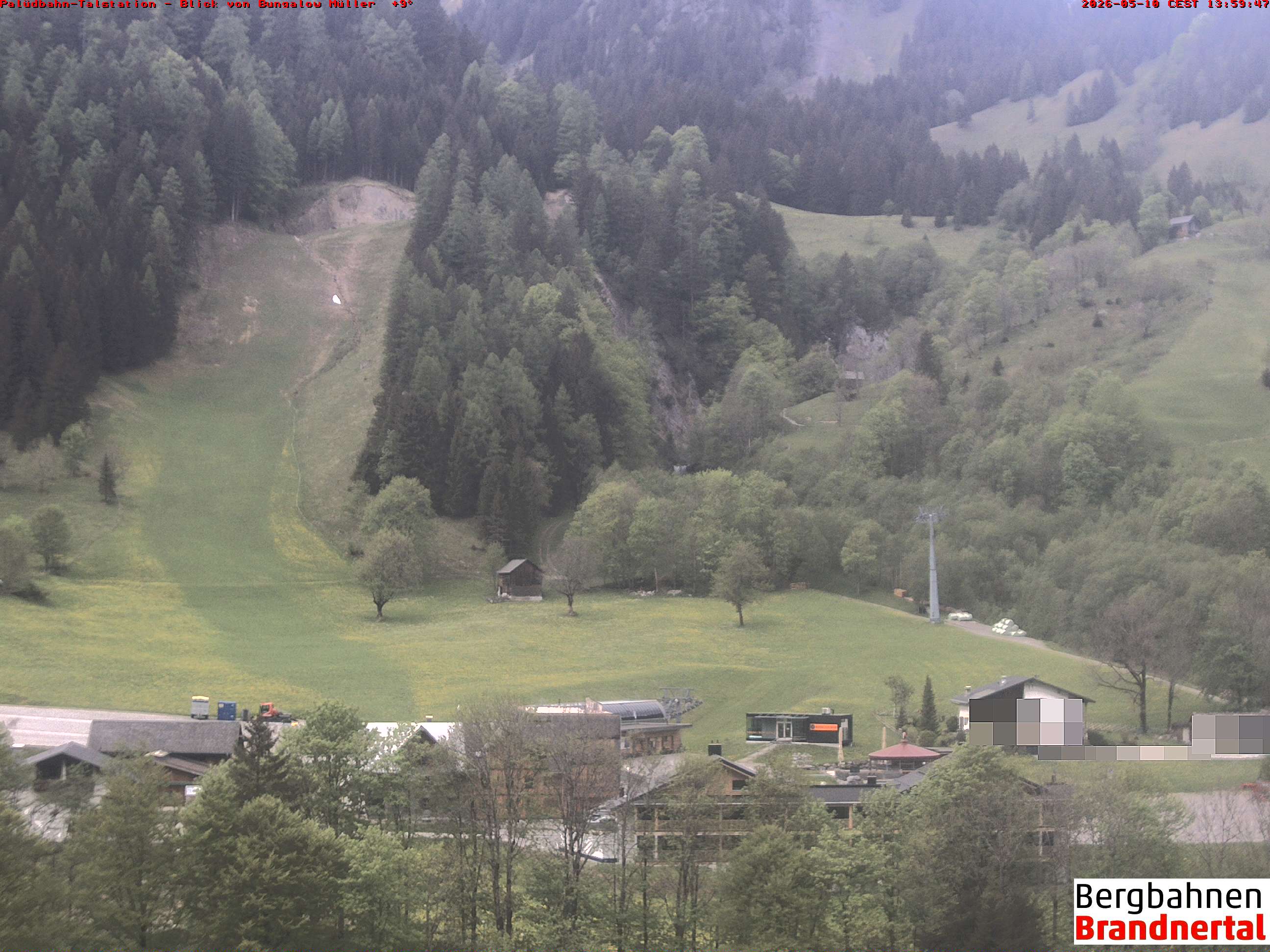 Blick auf Palüdbahn von Bungalow Müller