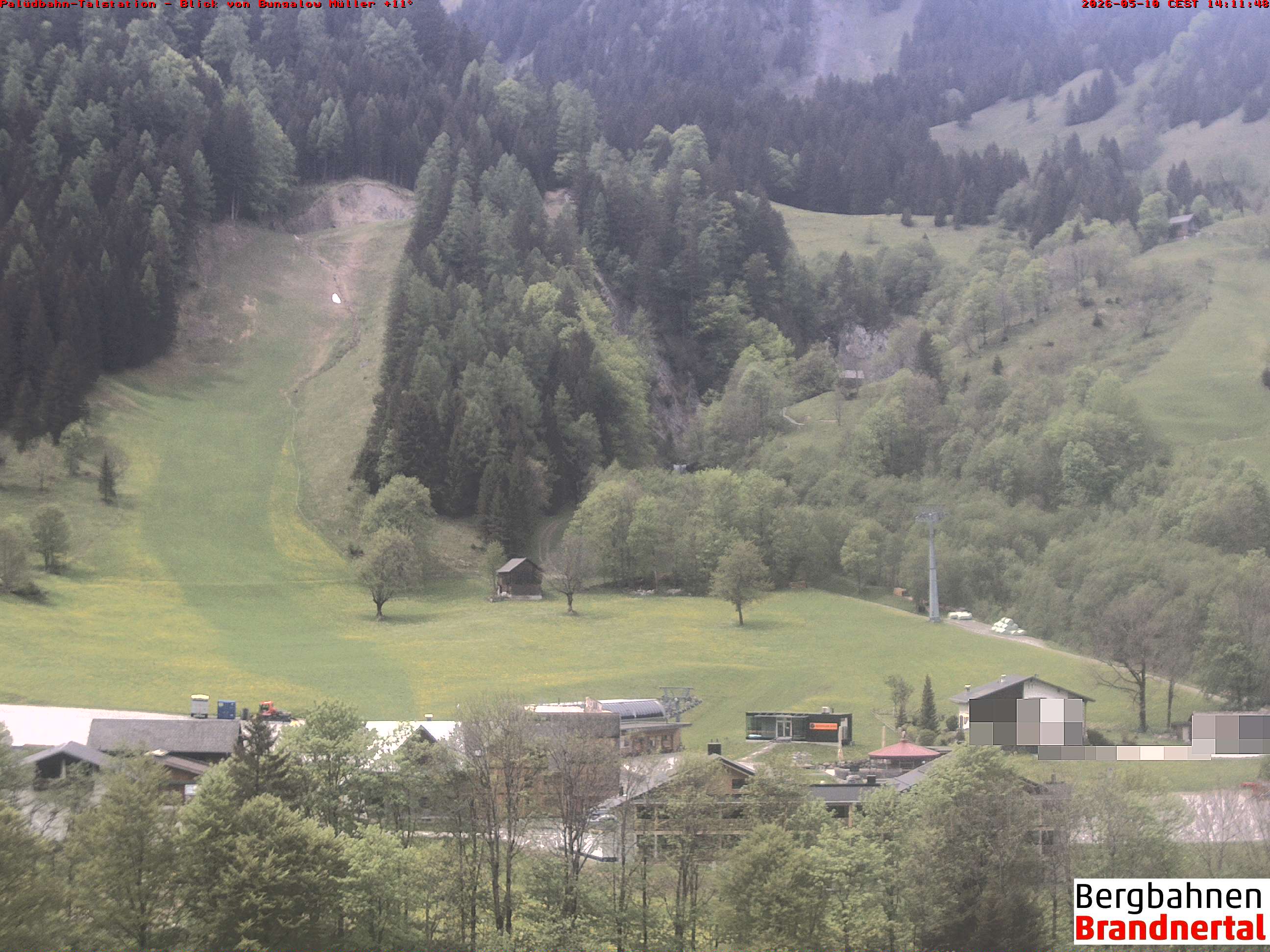 Blick auf Palüdbahn von Bungalow Müller