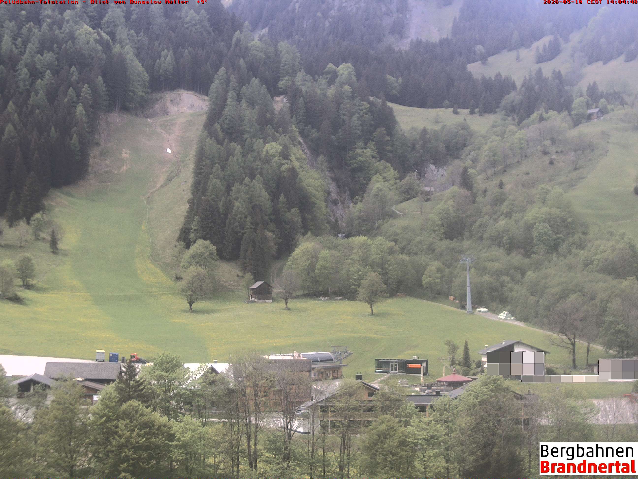 Blick auf Palüdbahn von Bungalow Müller