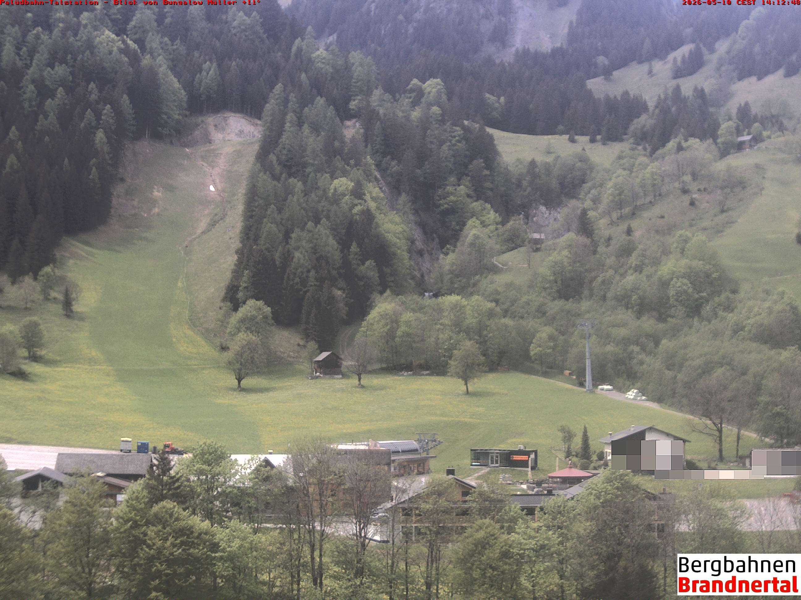 Blick auf Palüdbahn von Bungalow Müller