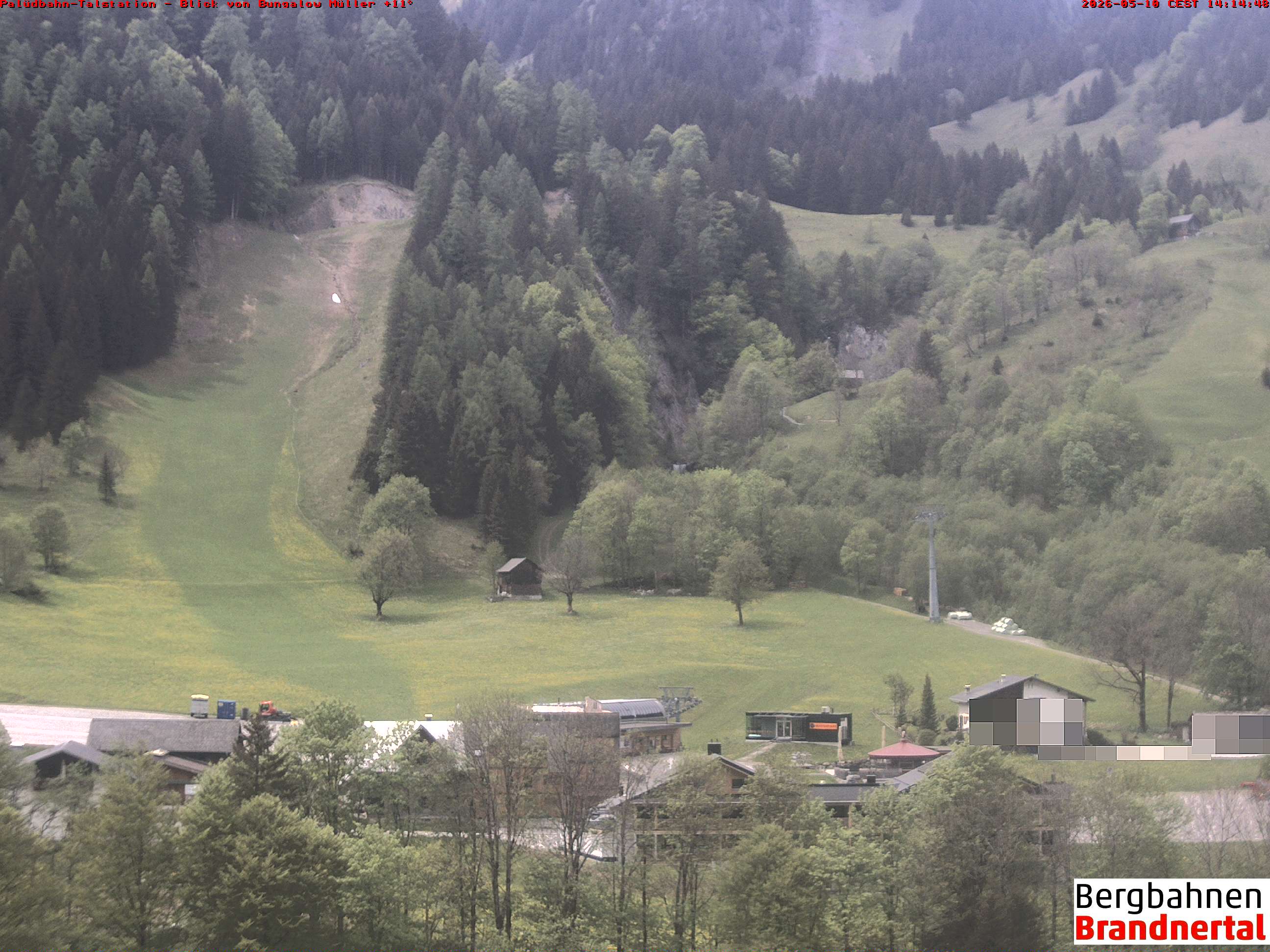Blick auf Palüdbahn von Bungalow Müller