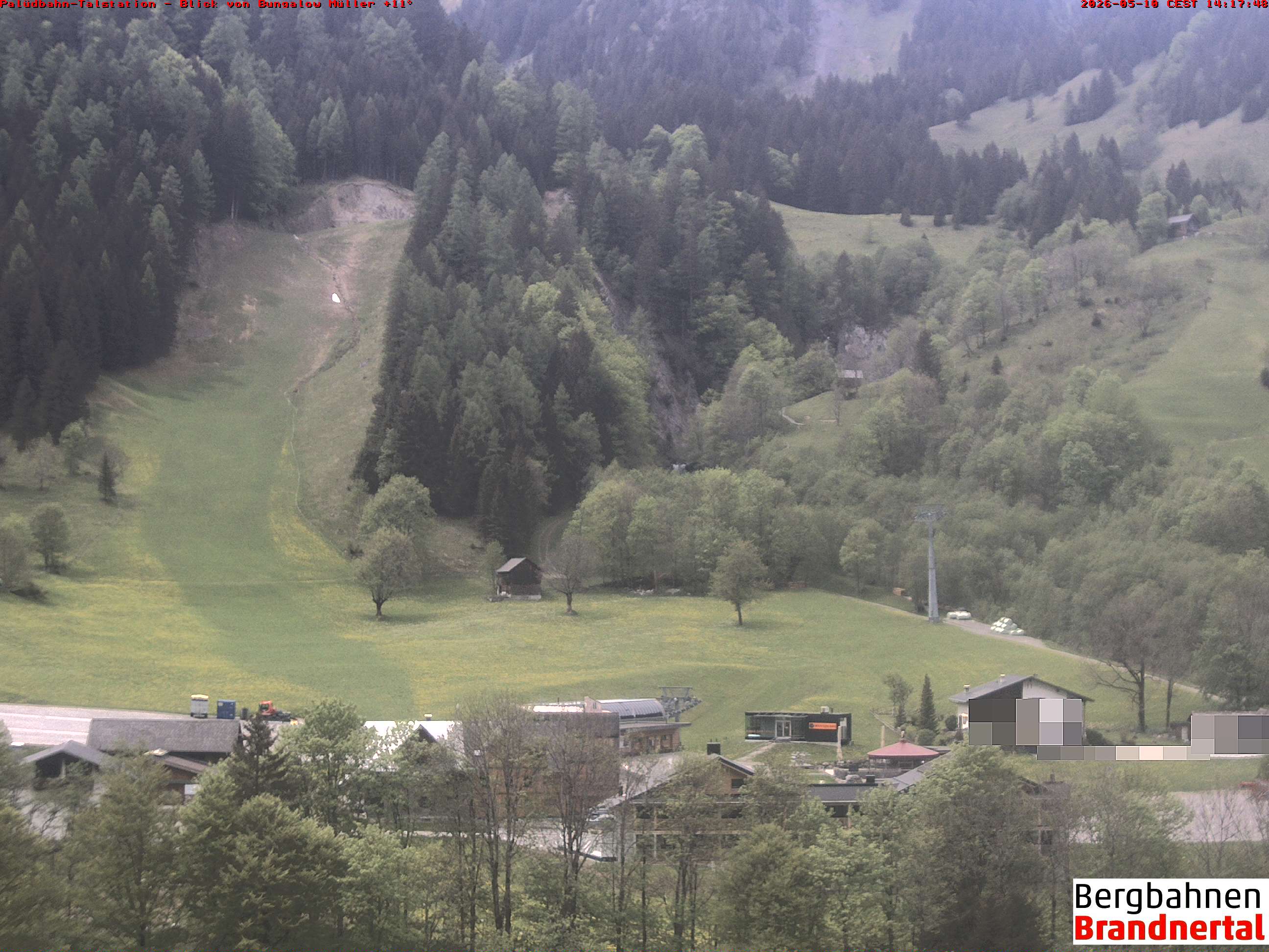 Blick auf Palüdbahn von Bungalow Müller