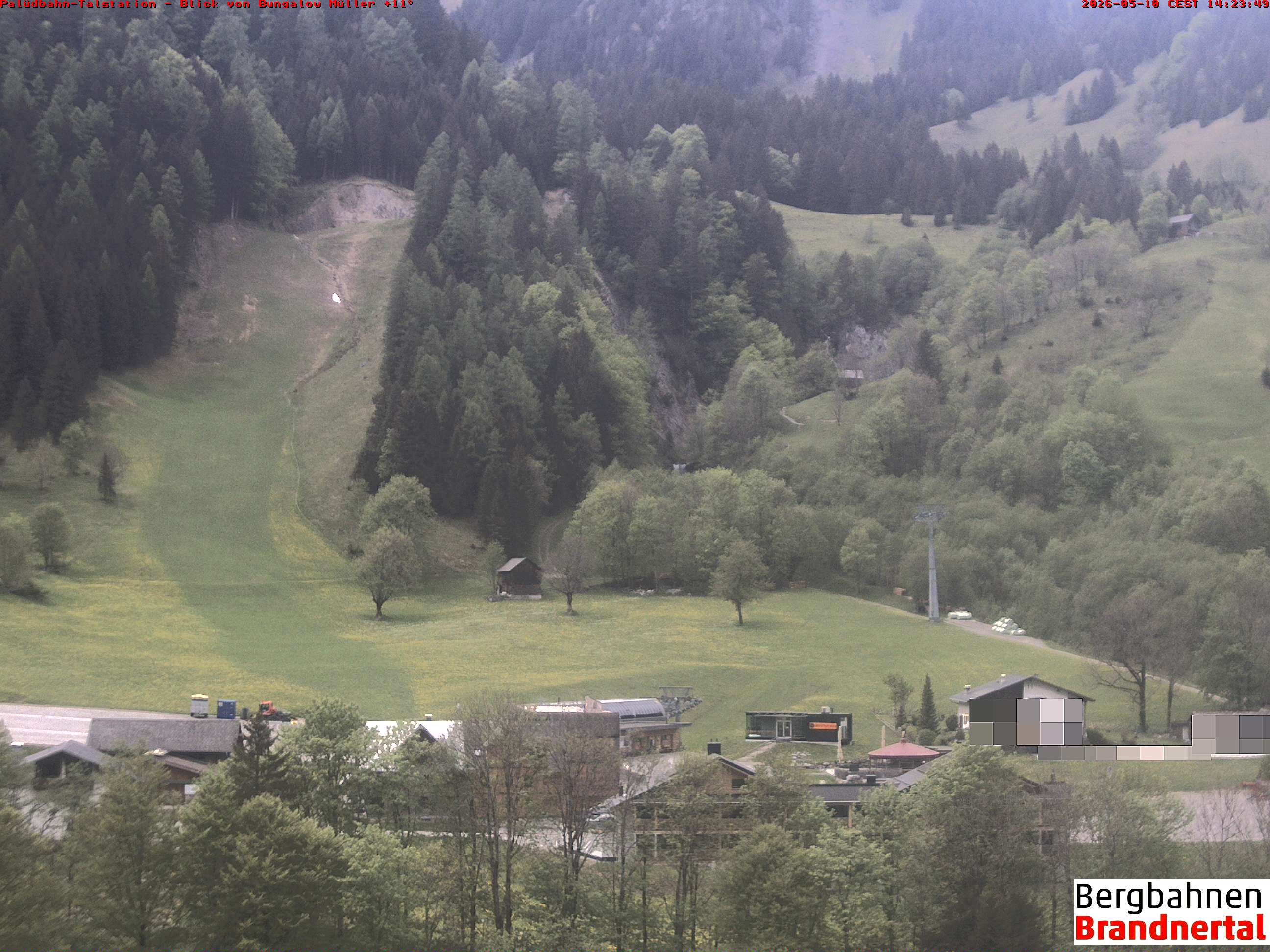 Blick auf Palüdbahn von Bungalow Müller
