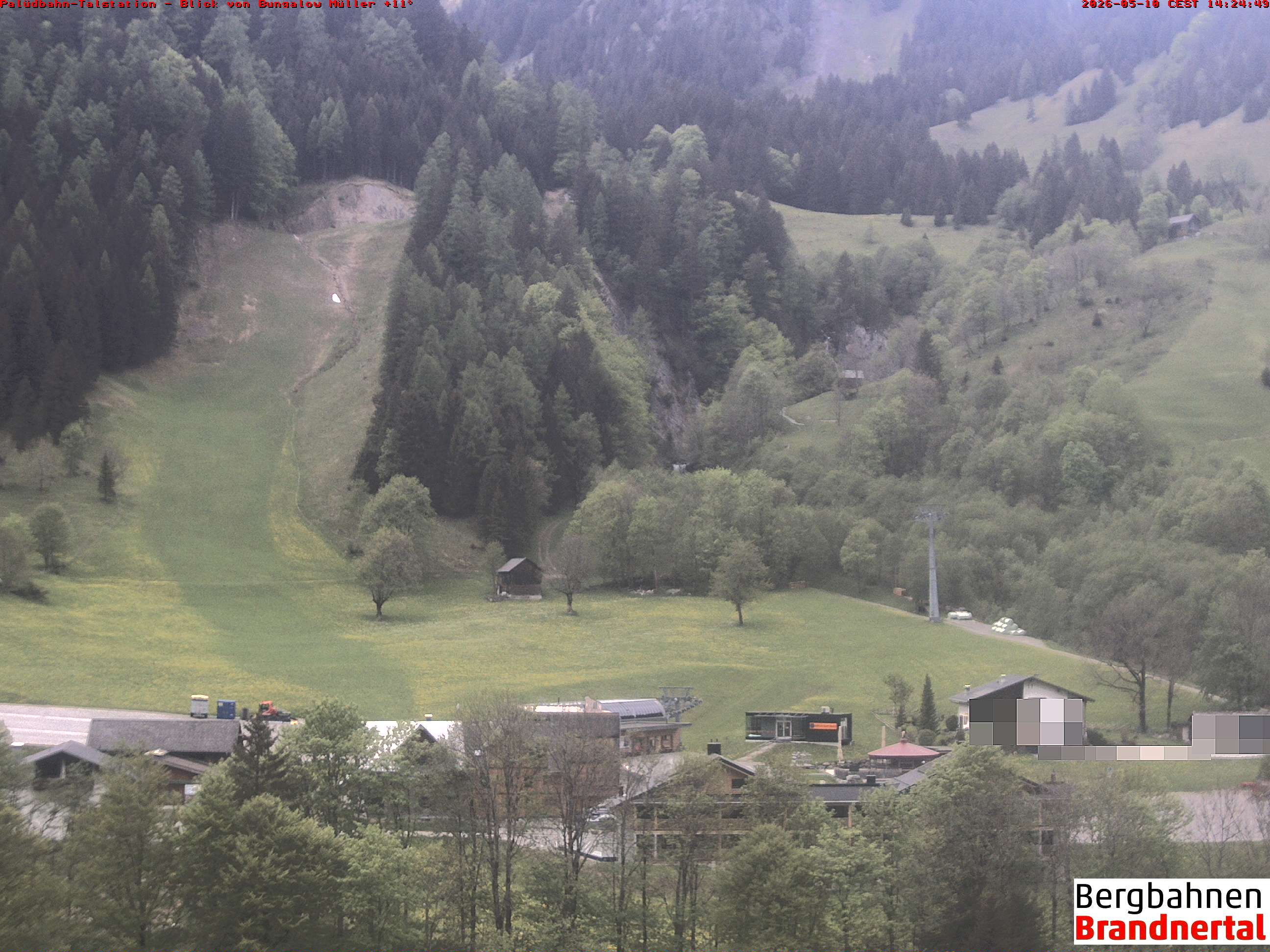 Blick auf Palüdbahn von Bungalow Müller