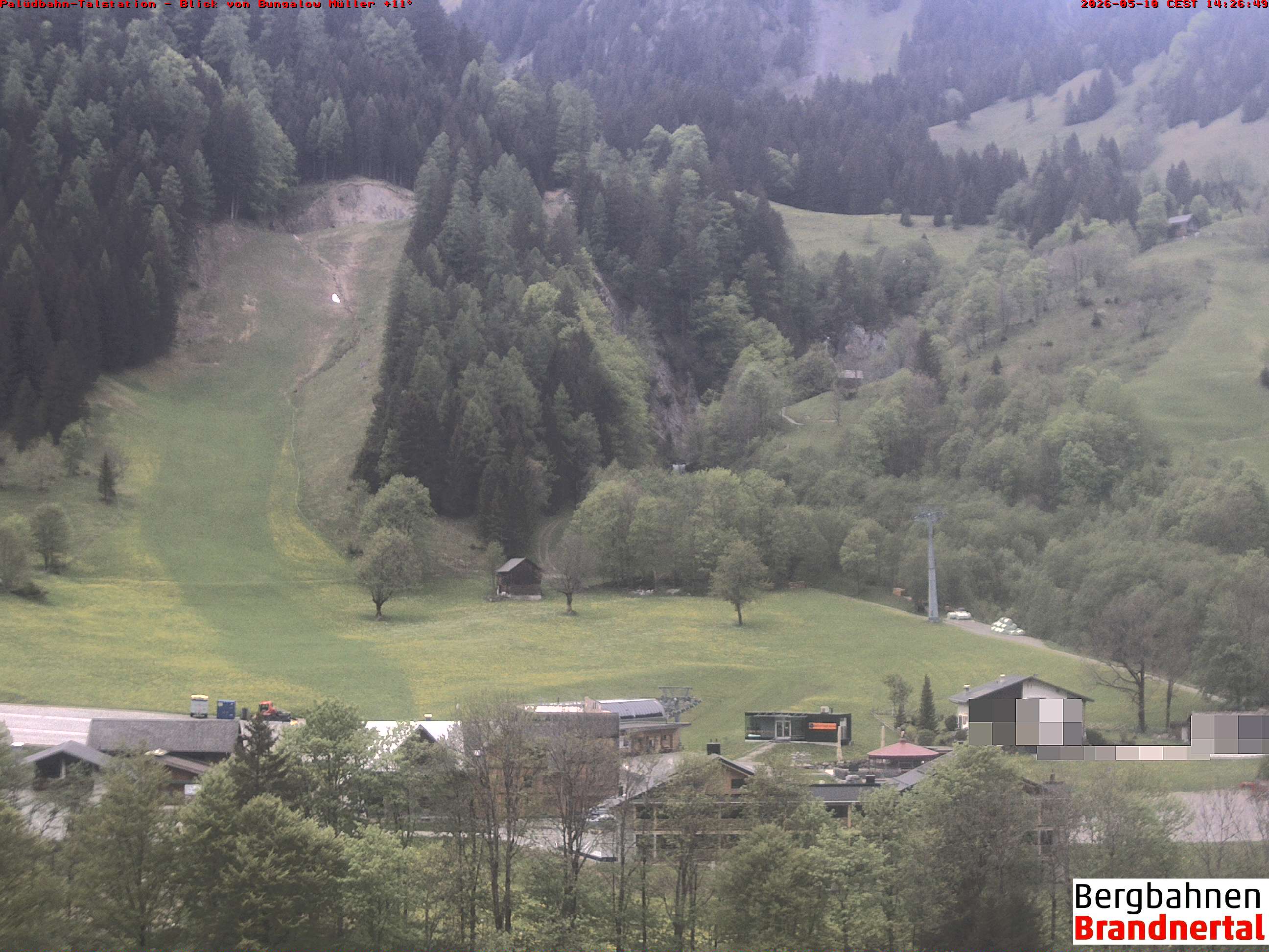Blick auf Palüdbahn von Bungalow Müller