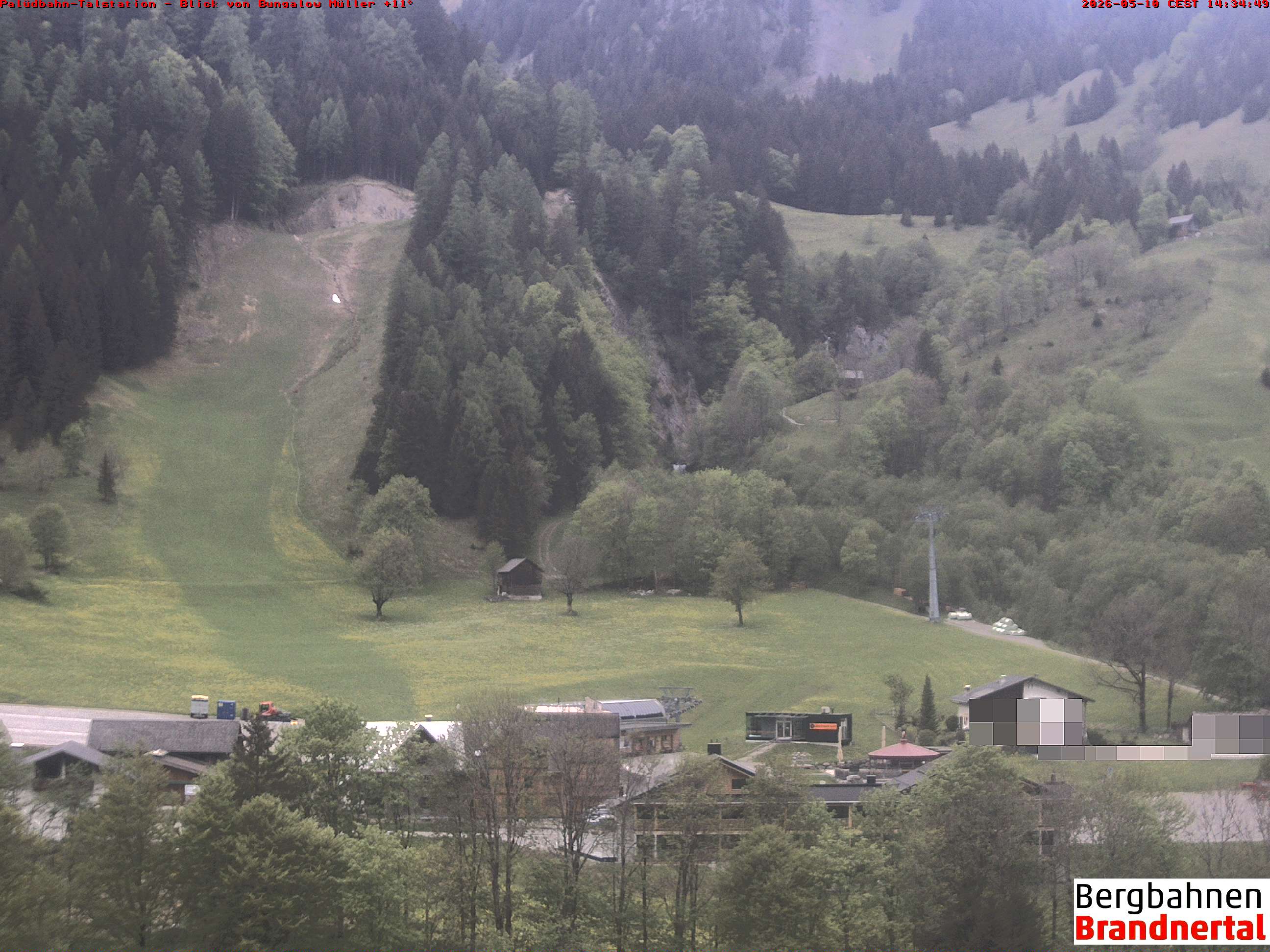Blick auf Palüdbahn von Bungalow Müller