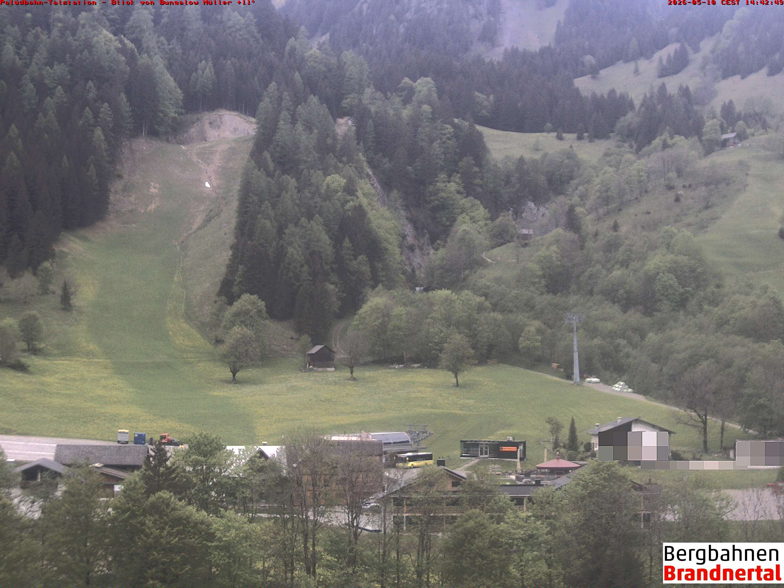 Blick auf Palüdbahn von Bungalow Müller