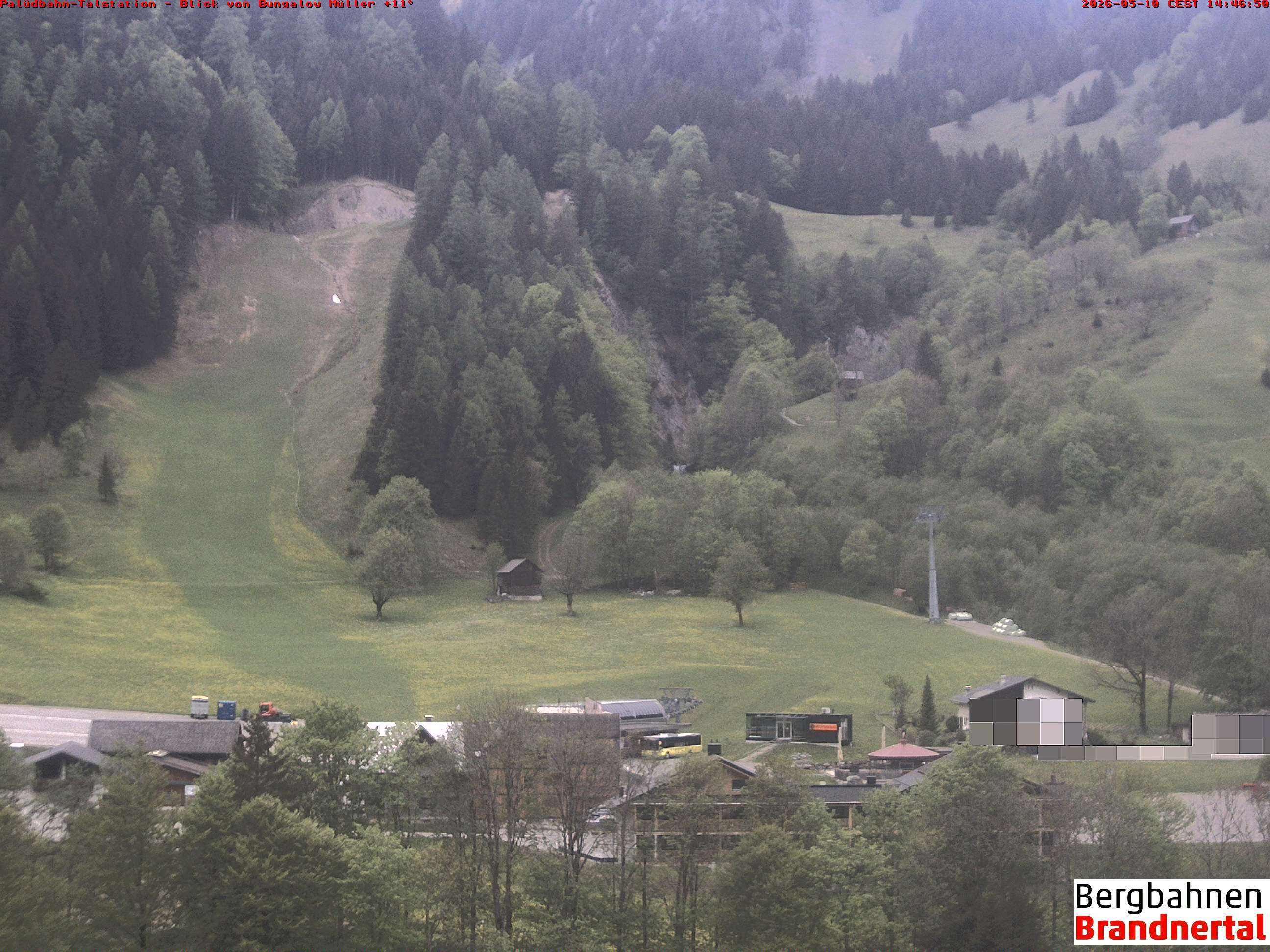 Blick auf Palüdbahn von Bungalow Müller