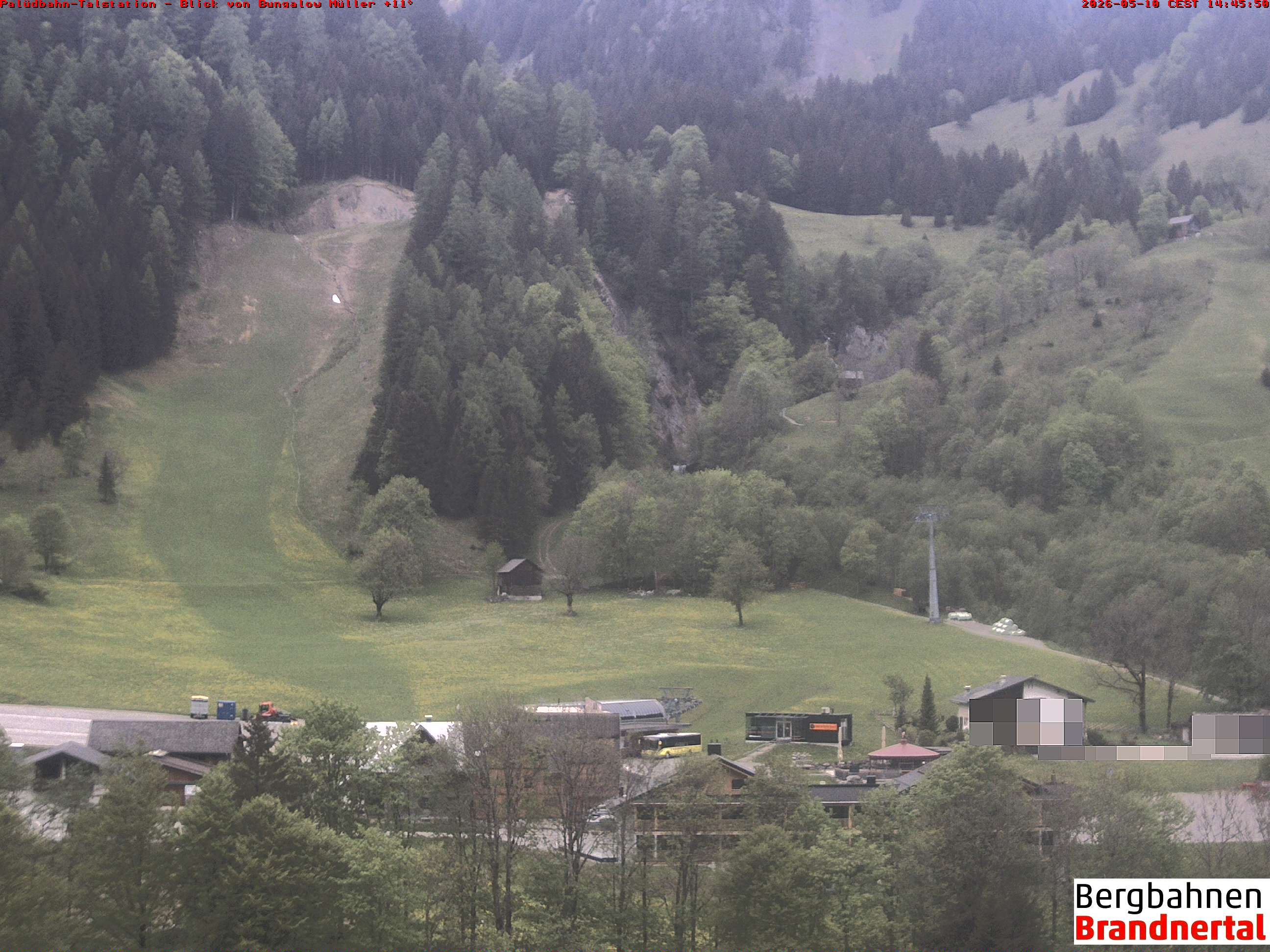 Blick auf Palüdbahn von Bungalow Müller