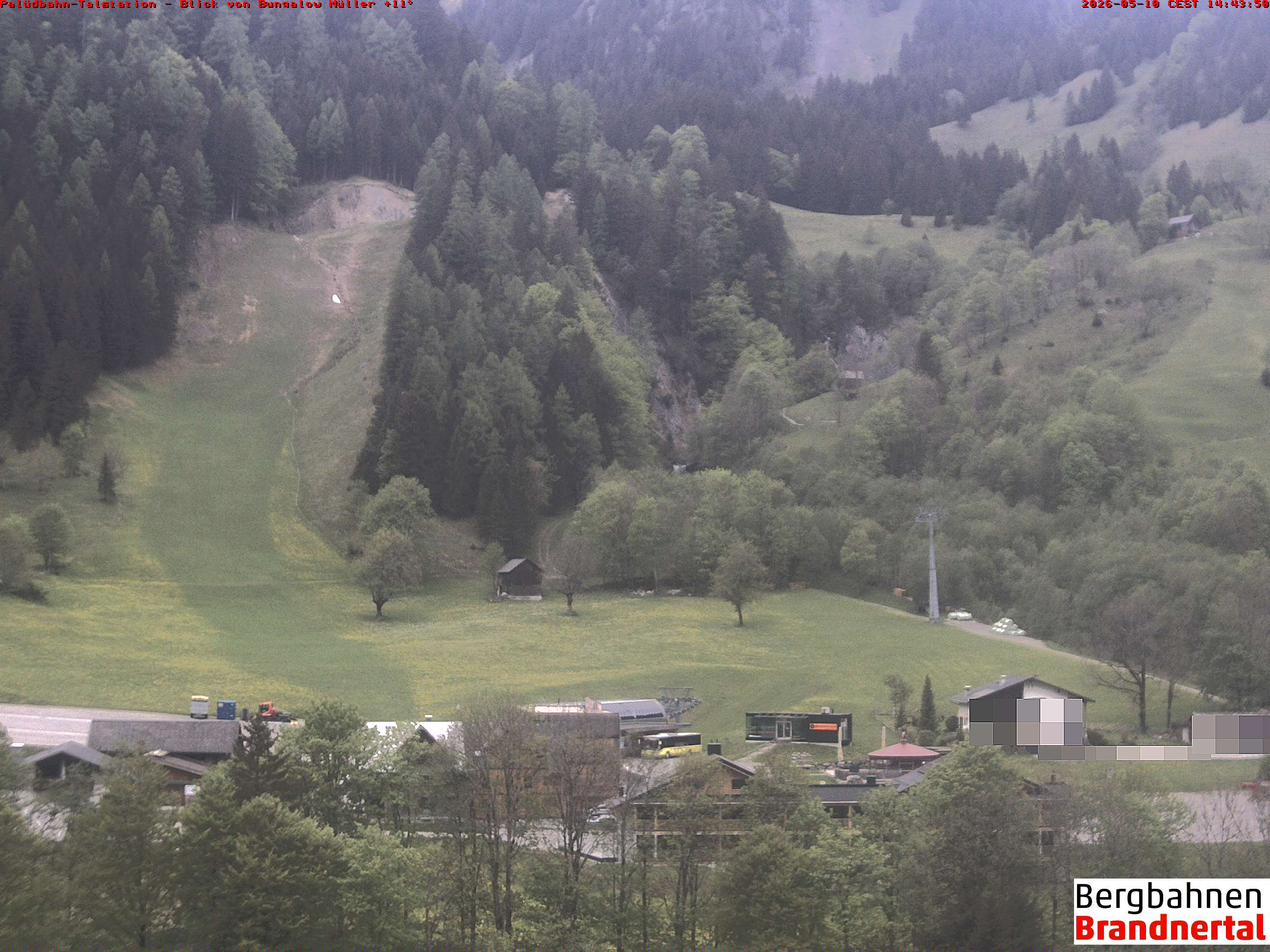 Blick auf Palüdbahn von Bungalow Müller
