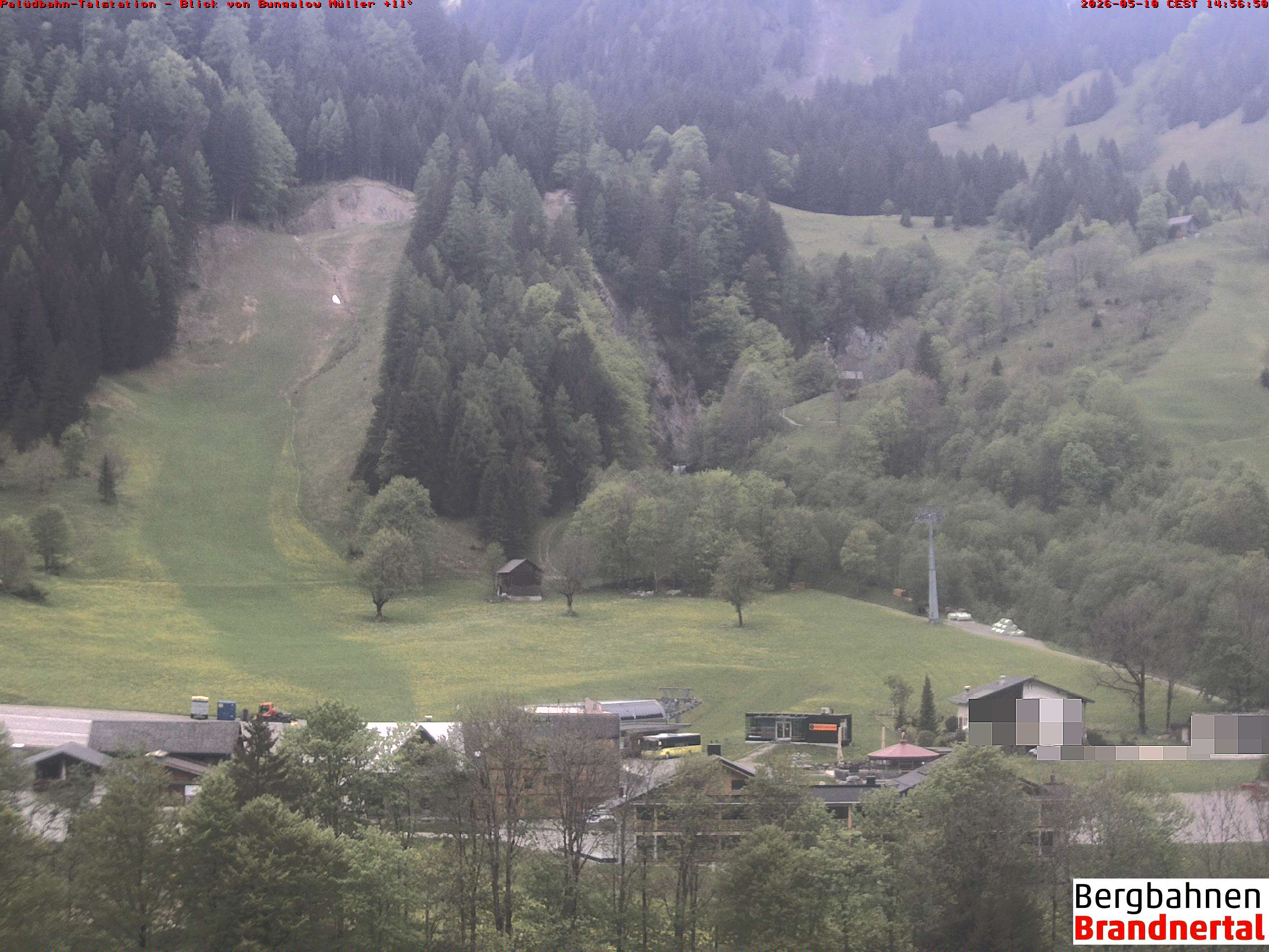 Blick auf Palüdbahn von Bungalow Müller