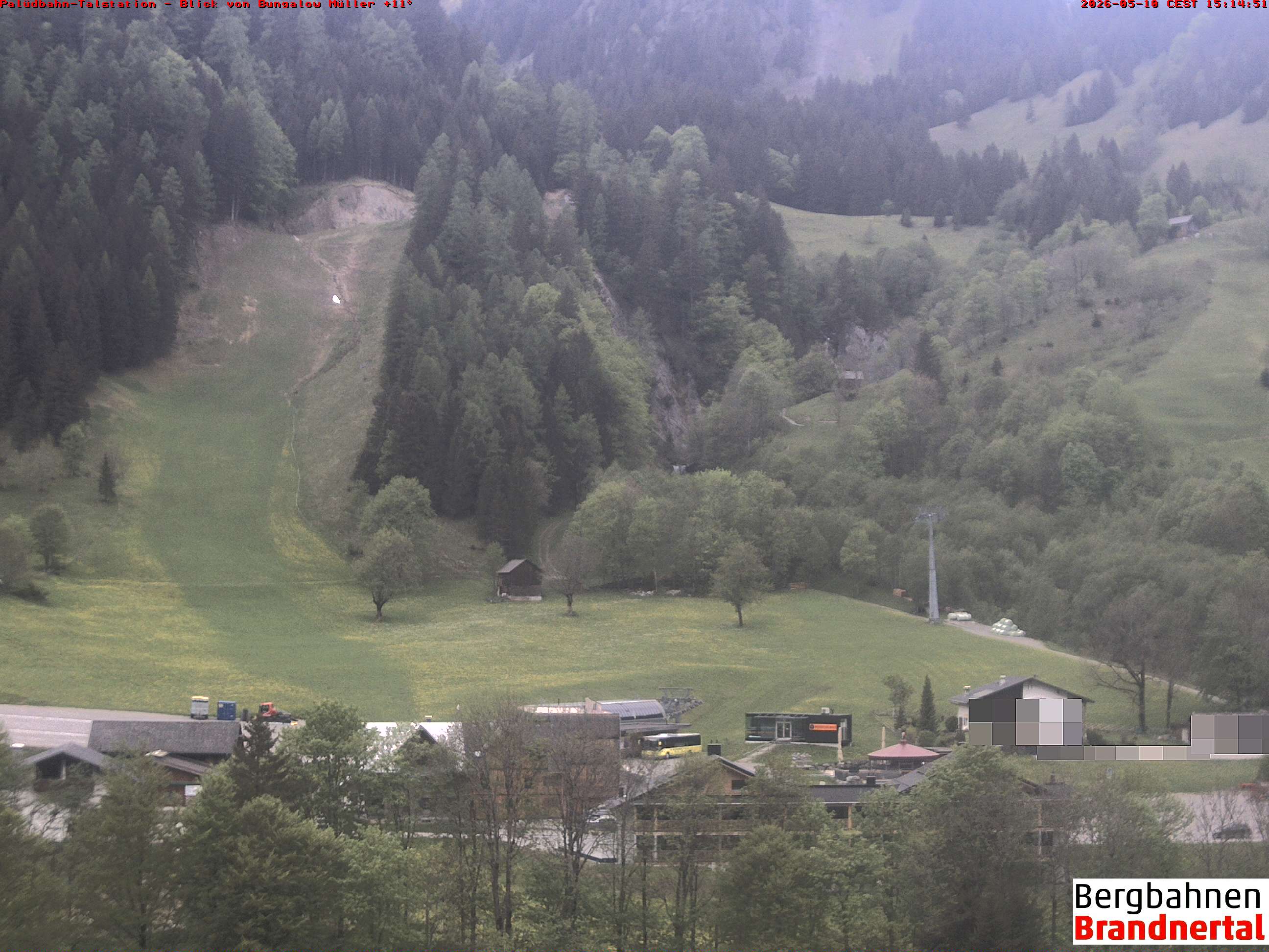 Blick auf Palüdbahn von Bungalow Müller