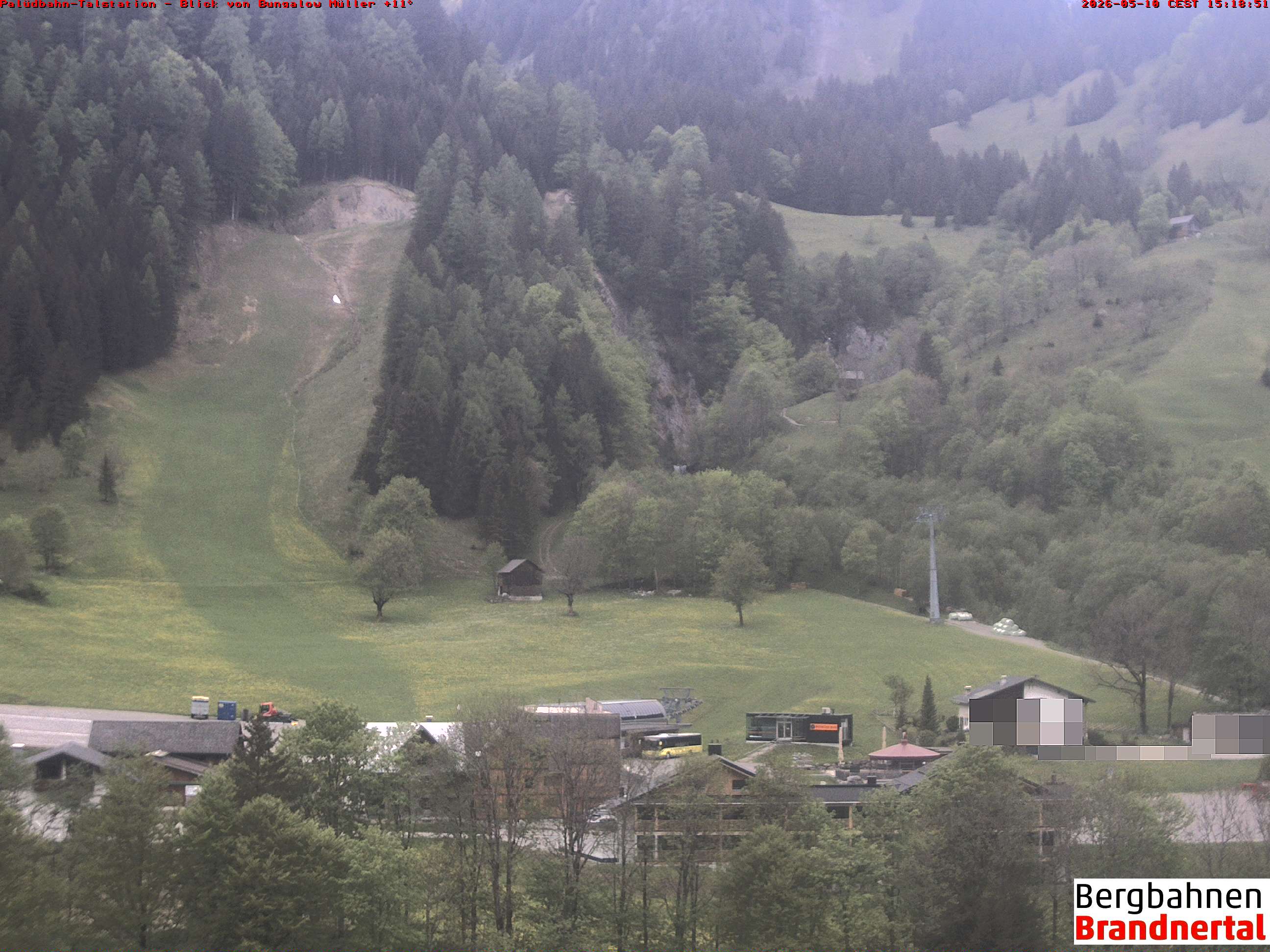 Blick auf Palüdbahn von Bungalow Müller