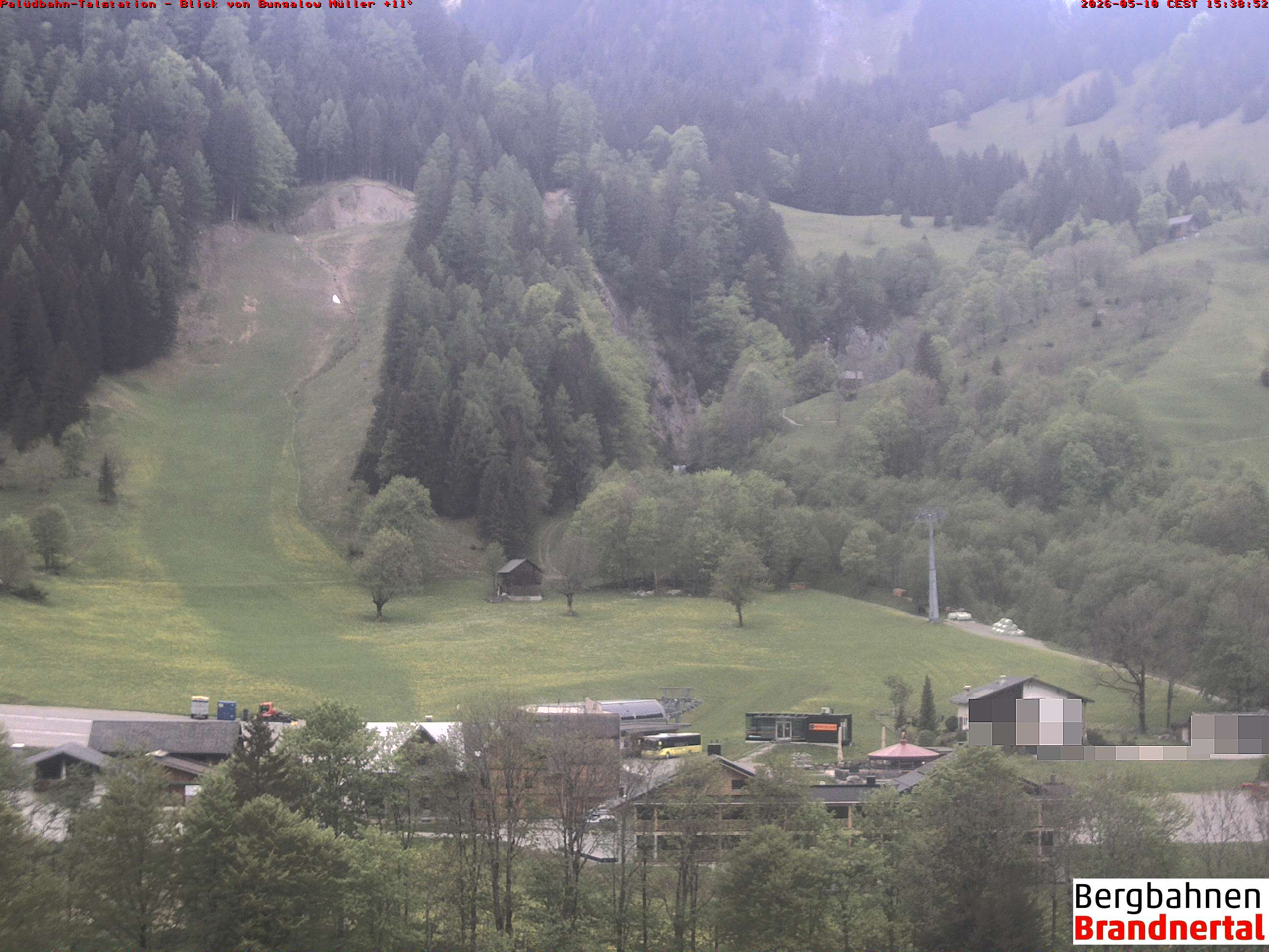 Blick auf Palüdbahn von Bungalow Müller