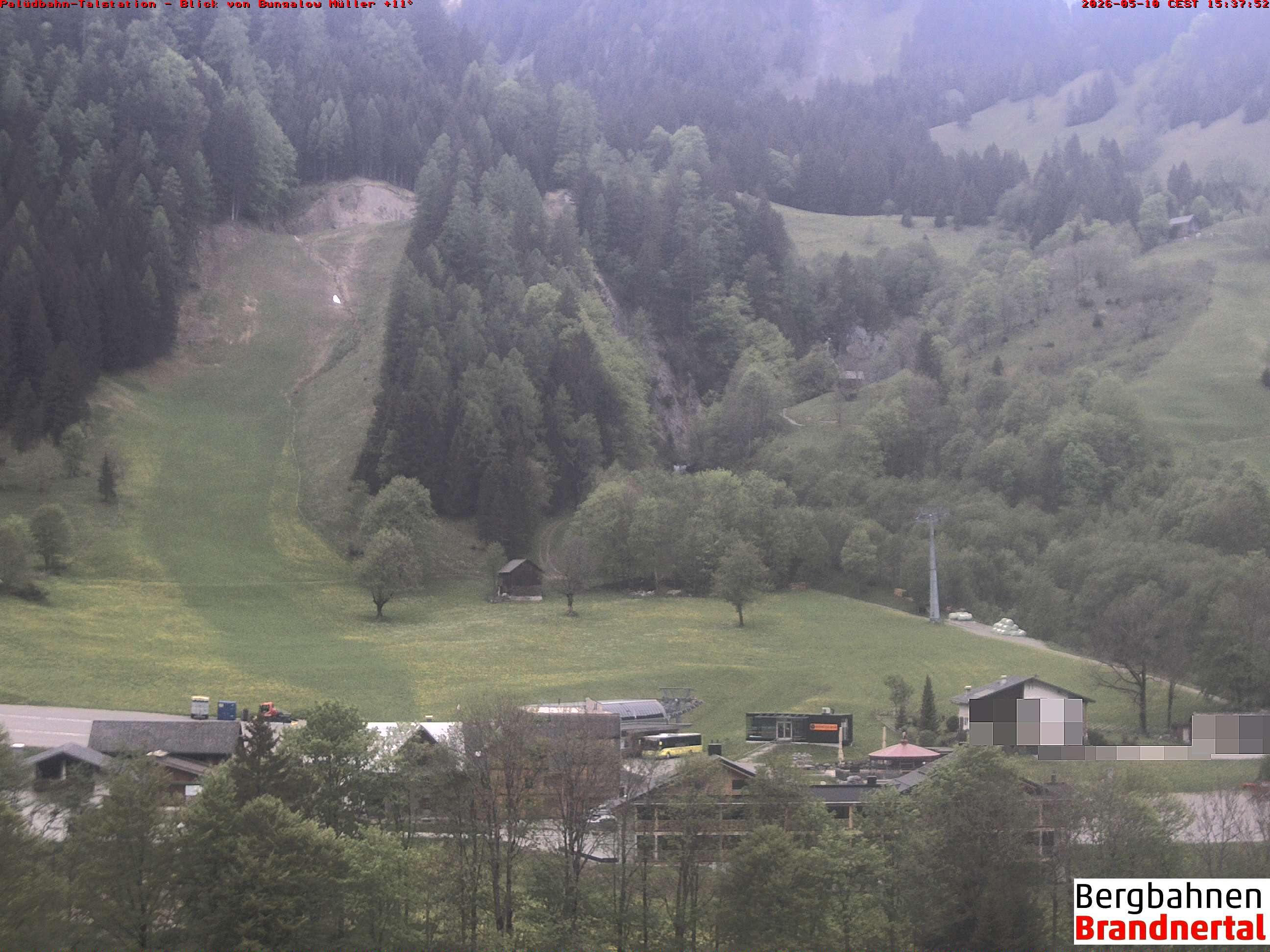Blick auf Palüdbahn von Bungalow Müller