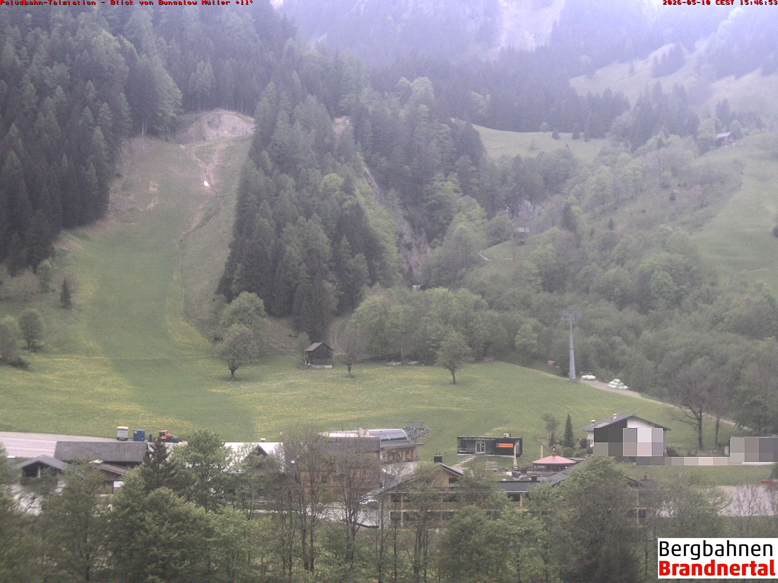 Blick auf Palüdbahn von Bungalow Müller