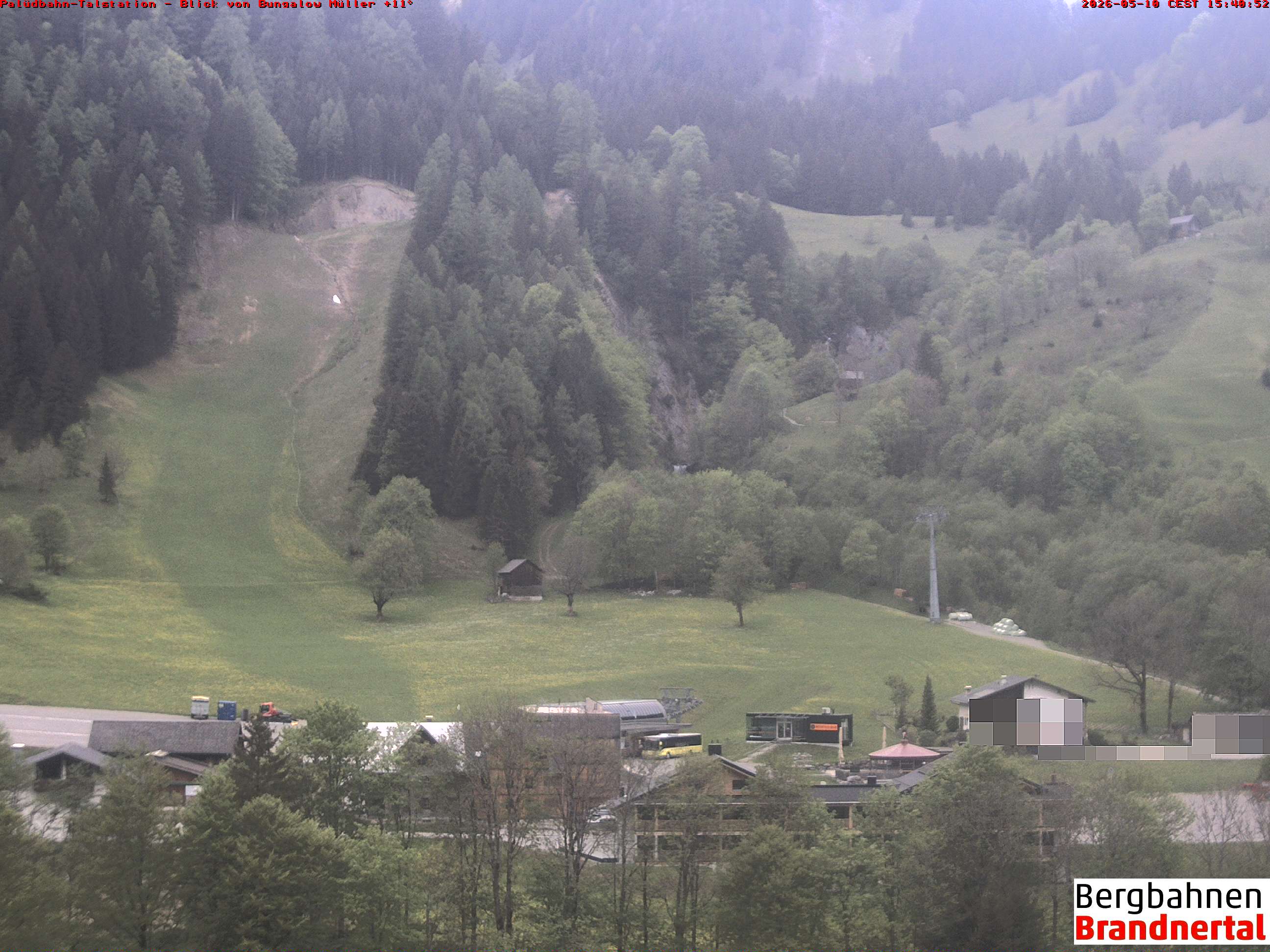 Blick auf Palüdbahn von Bungalow Müller