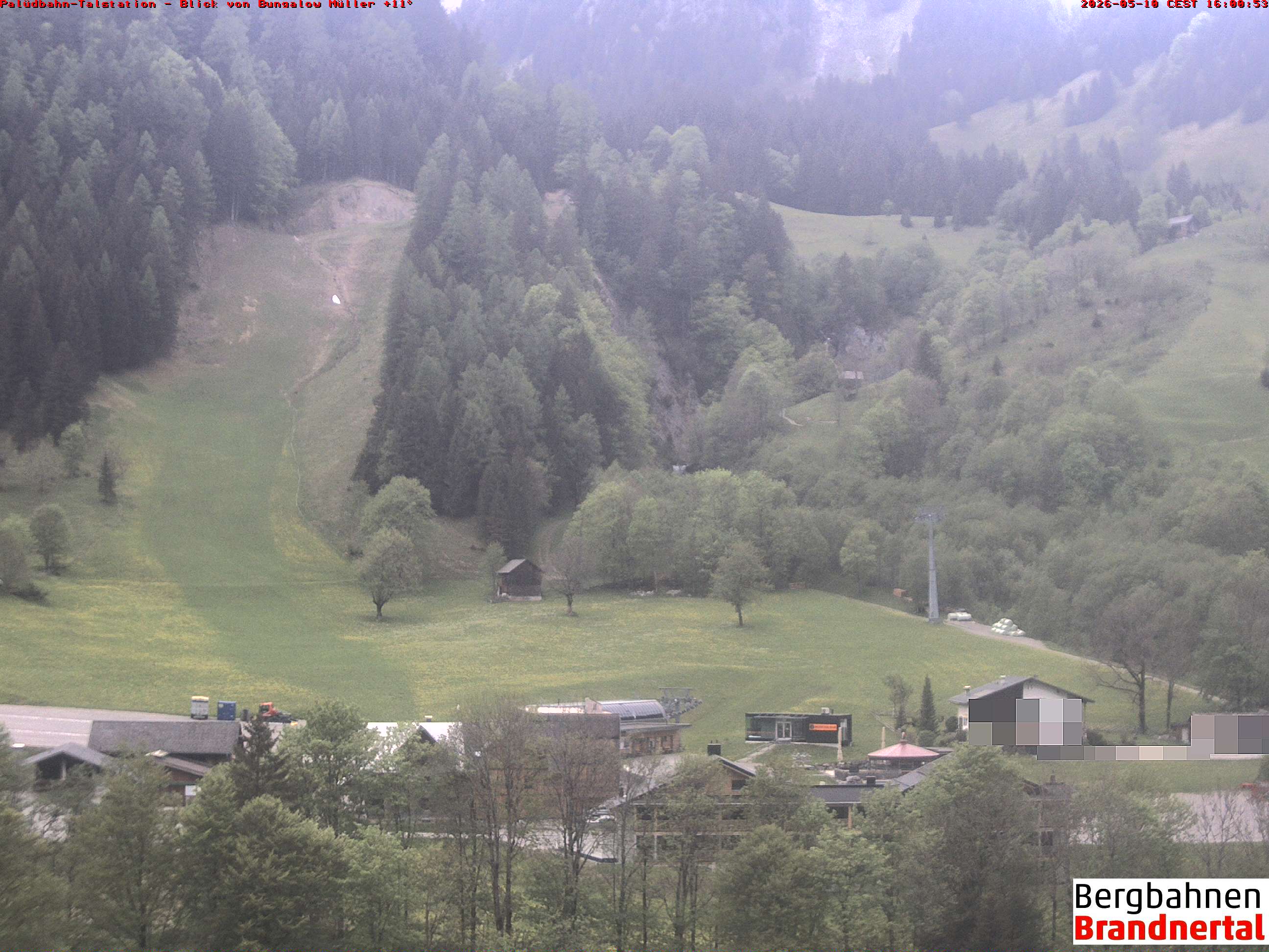 Blick auf Palüdbahn von Bungalow Müller