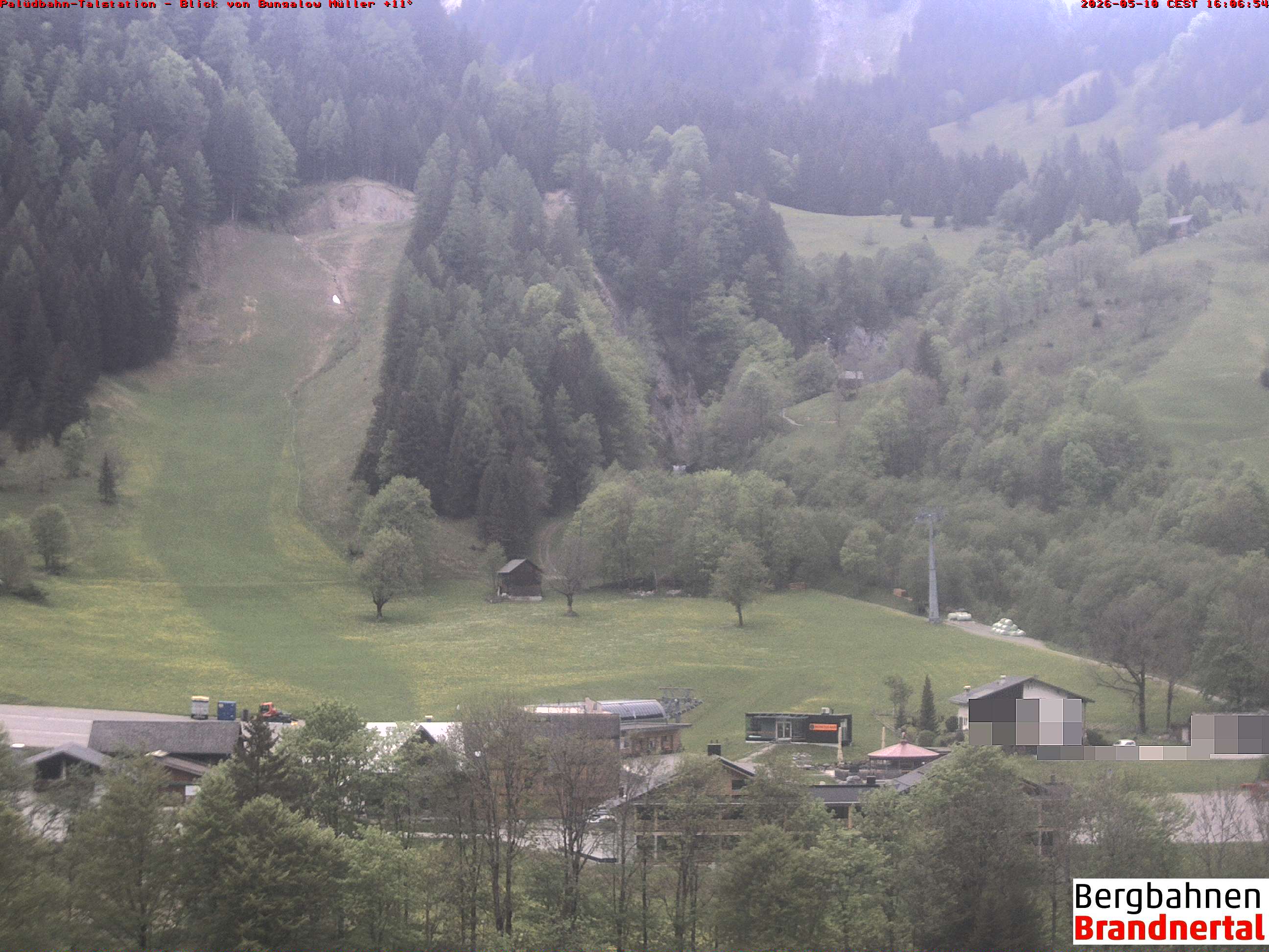 Blick auf Palüdbahn von Bungalow Müller