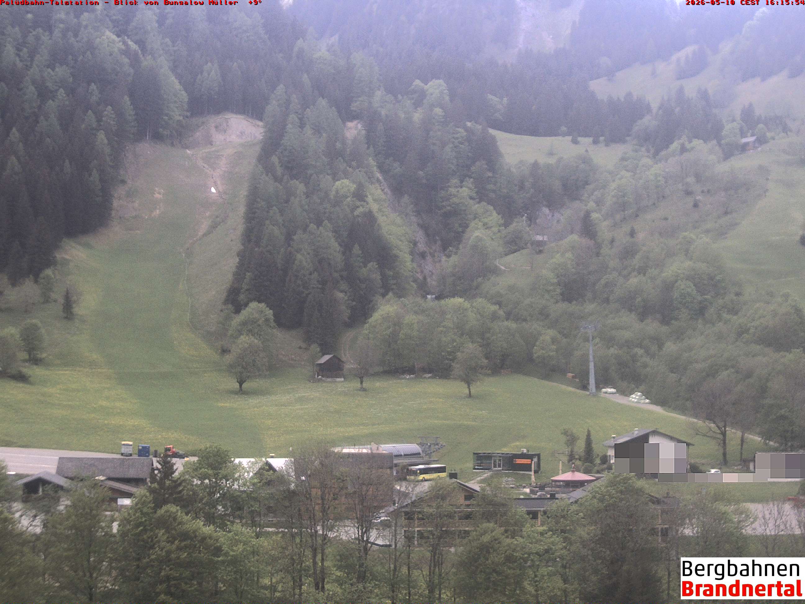Blick auf Palüdbahn von Bungalow Müller