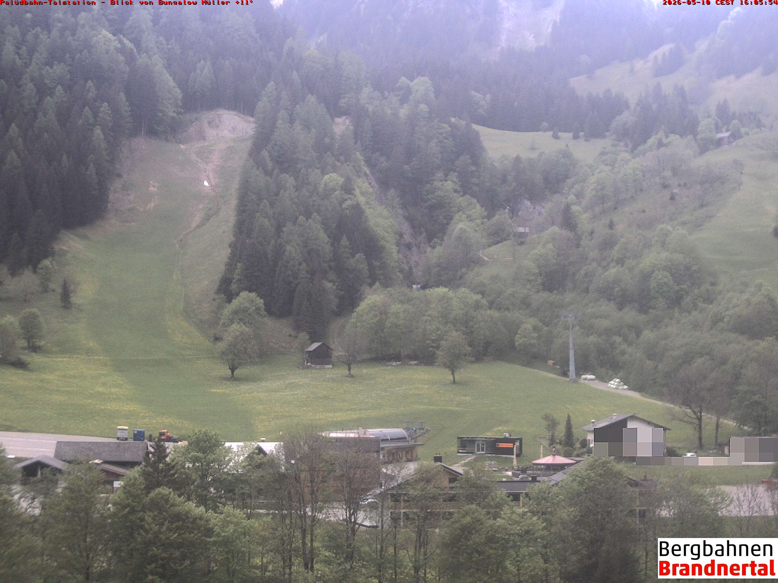 Blick auf Palüdbahn von Bungalow Müller