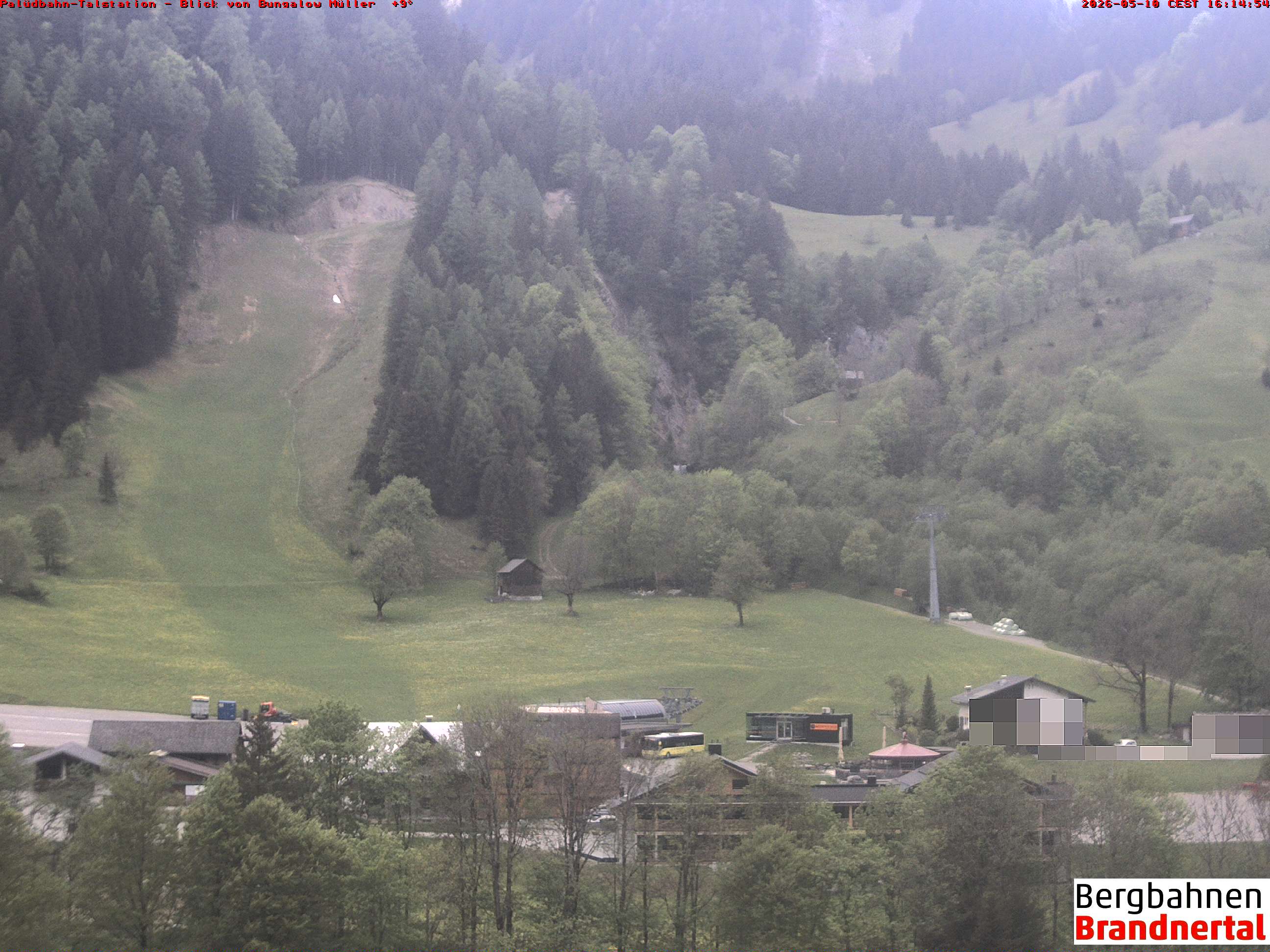Blick auf Palüdbahn von Bungalow Müller