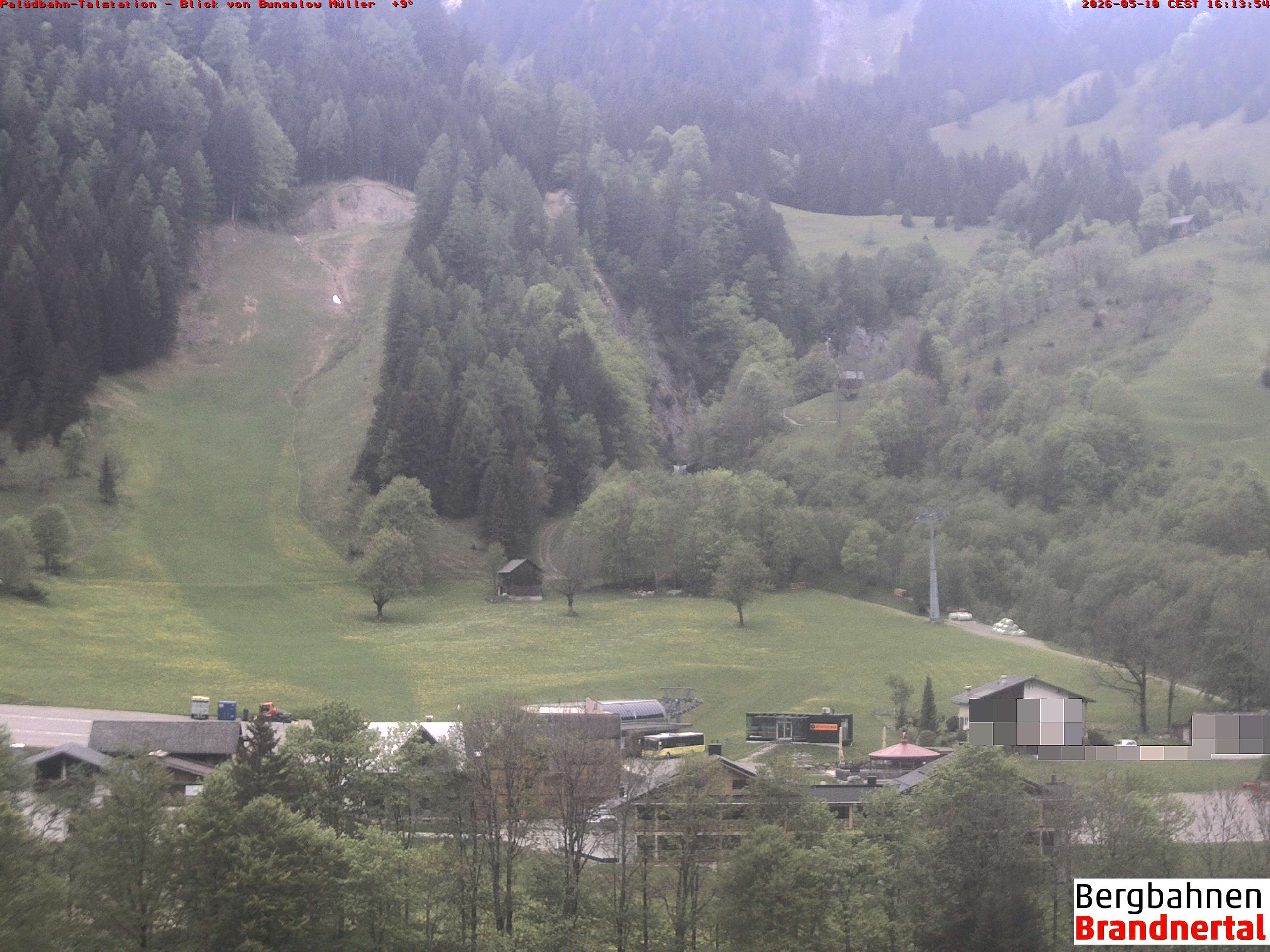Blick auf Palüdbahn von Bungalow Müller