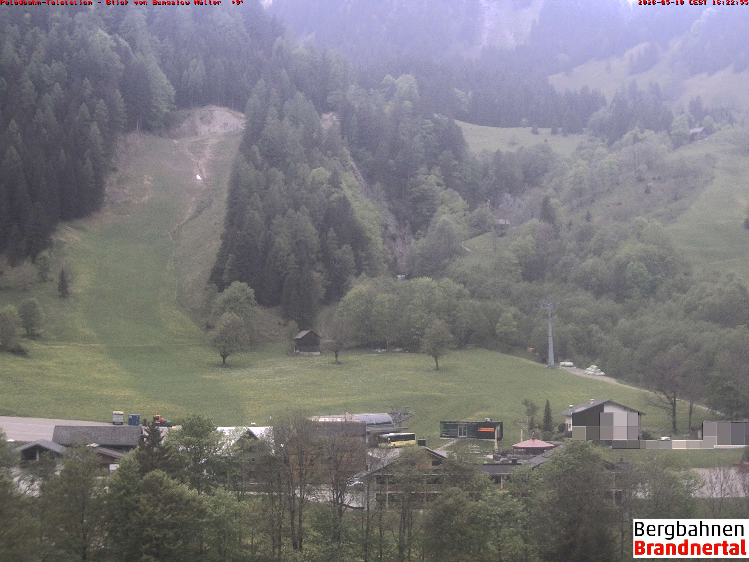 Blick auf Palüdbahn von Bungalow Müller