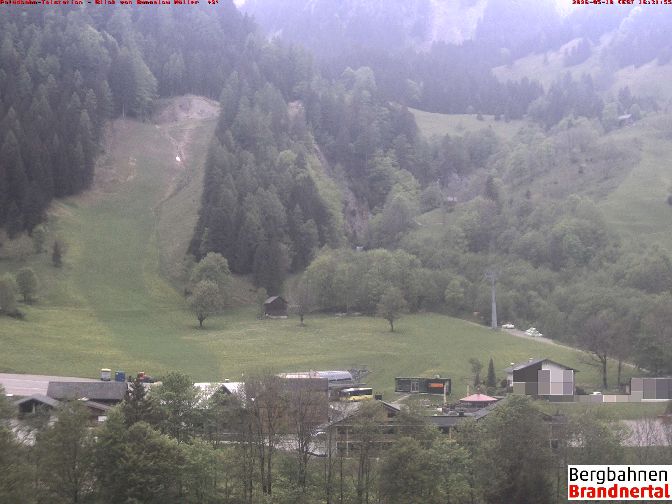 Blick auf Palüdbahn von Bungalow Müller
