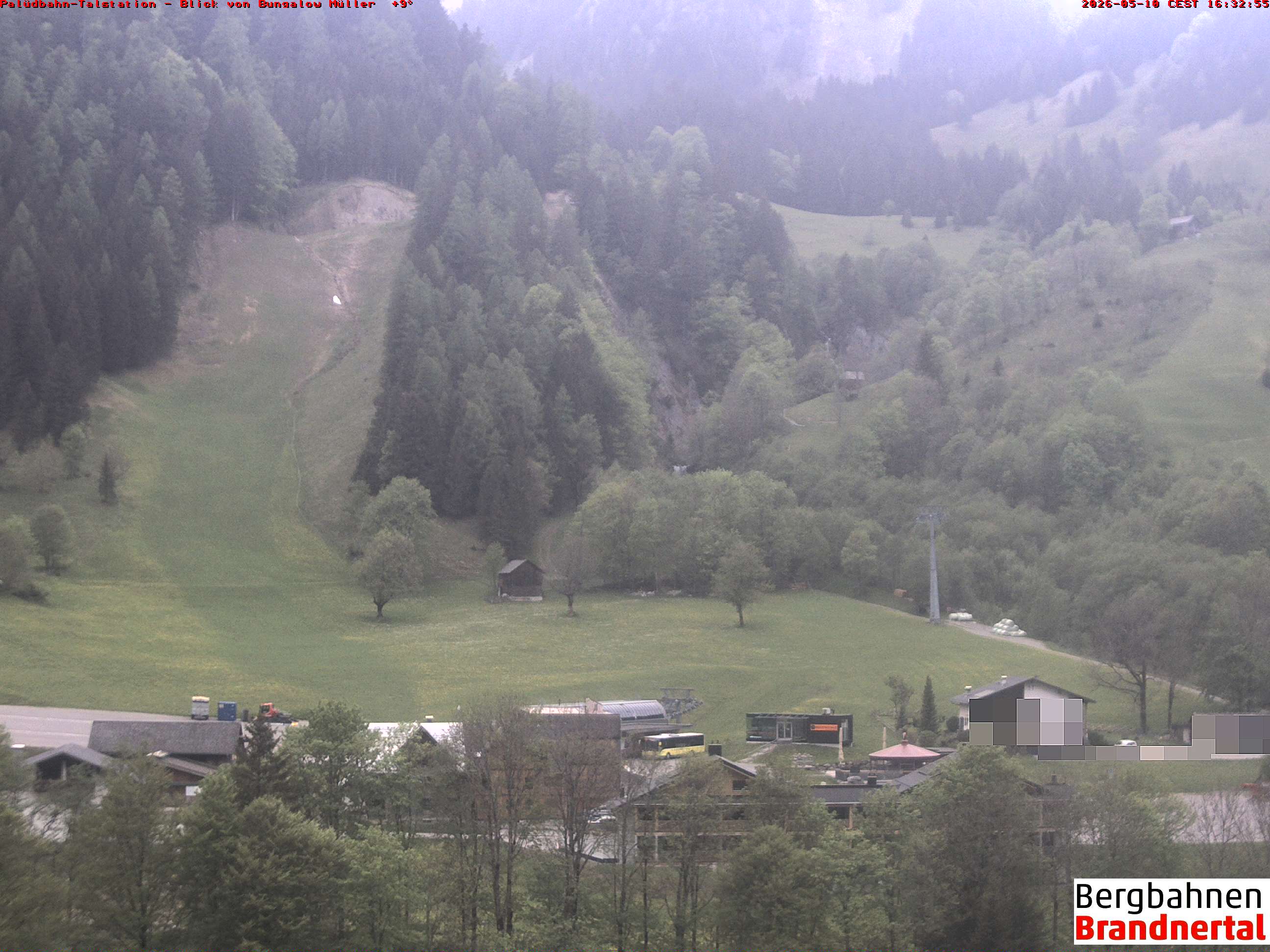 Blick auf Palüdbahn von Bungalow Müller