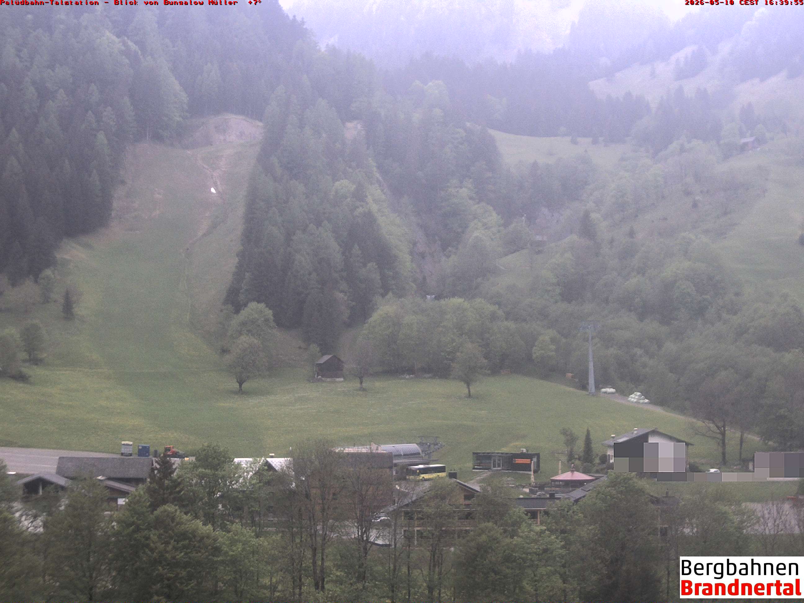 Blick auf Palüdbahn von Bungalow Müller
