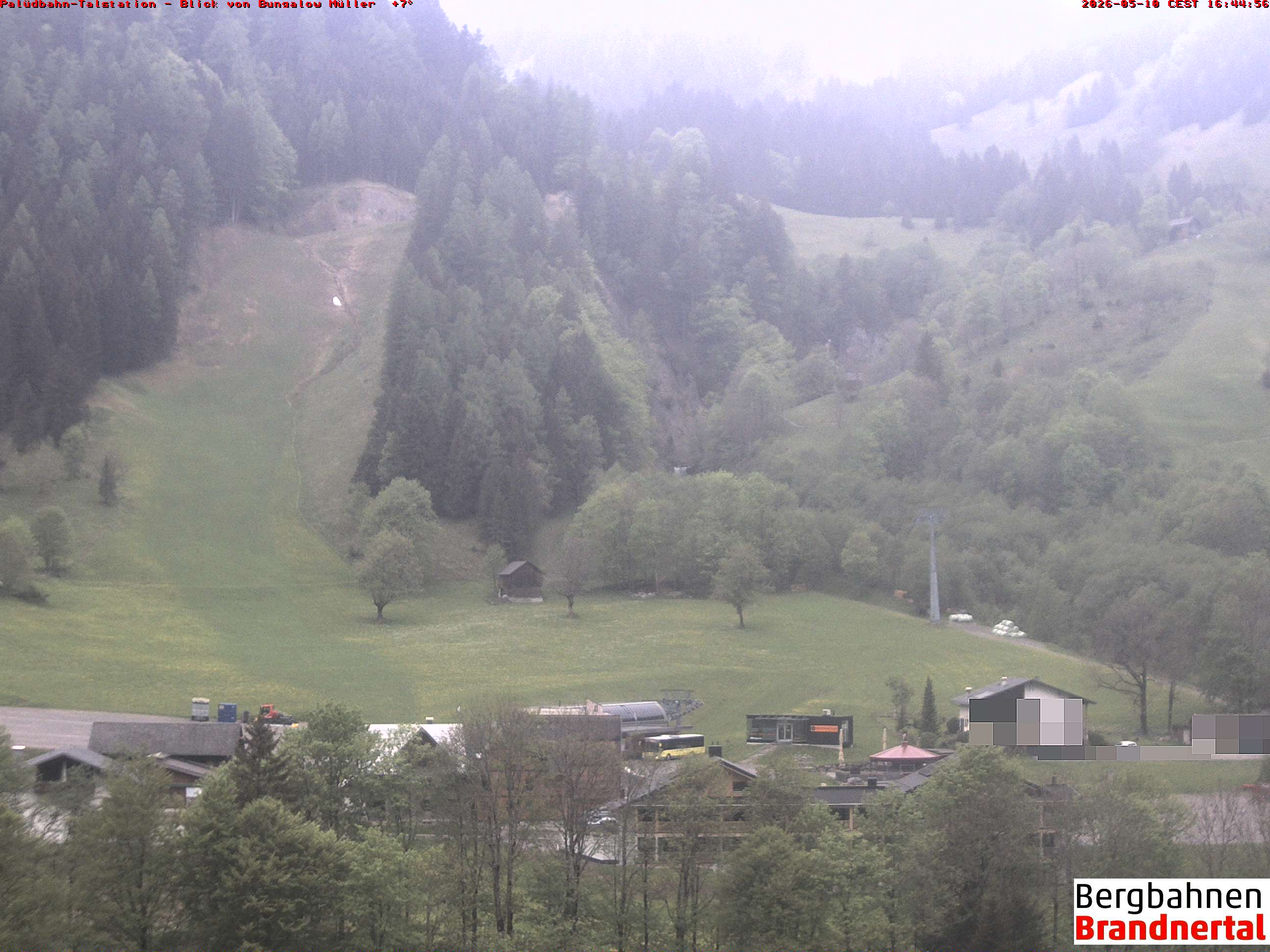 Blick auf Palüdbahn von Bungalow Müller