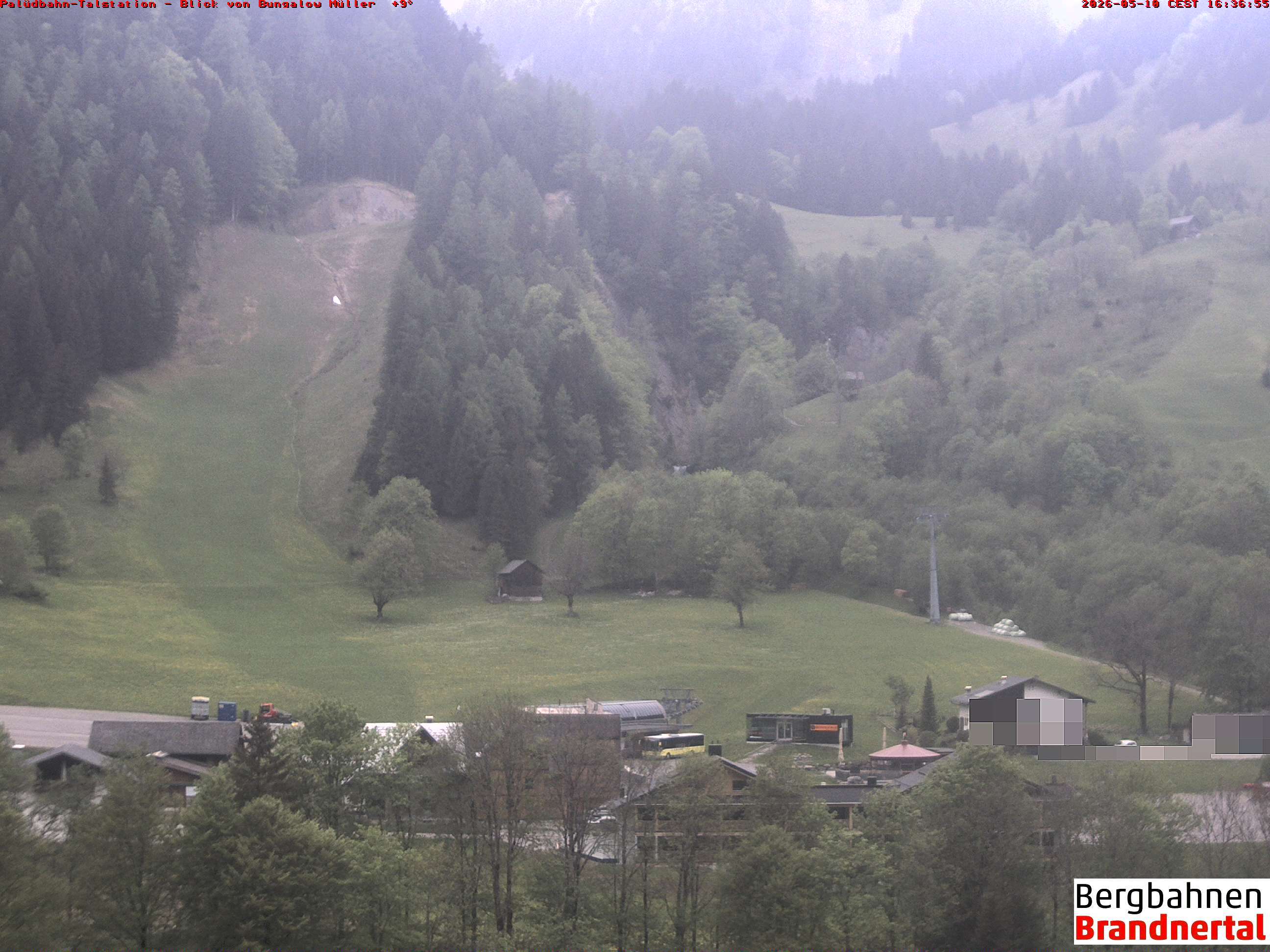 Blick auf Palüdbahn von Bungalow Müller