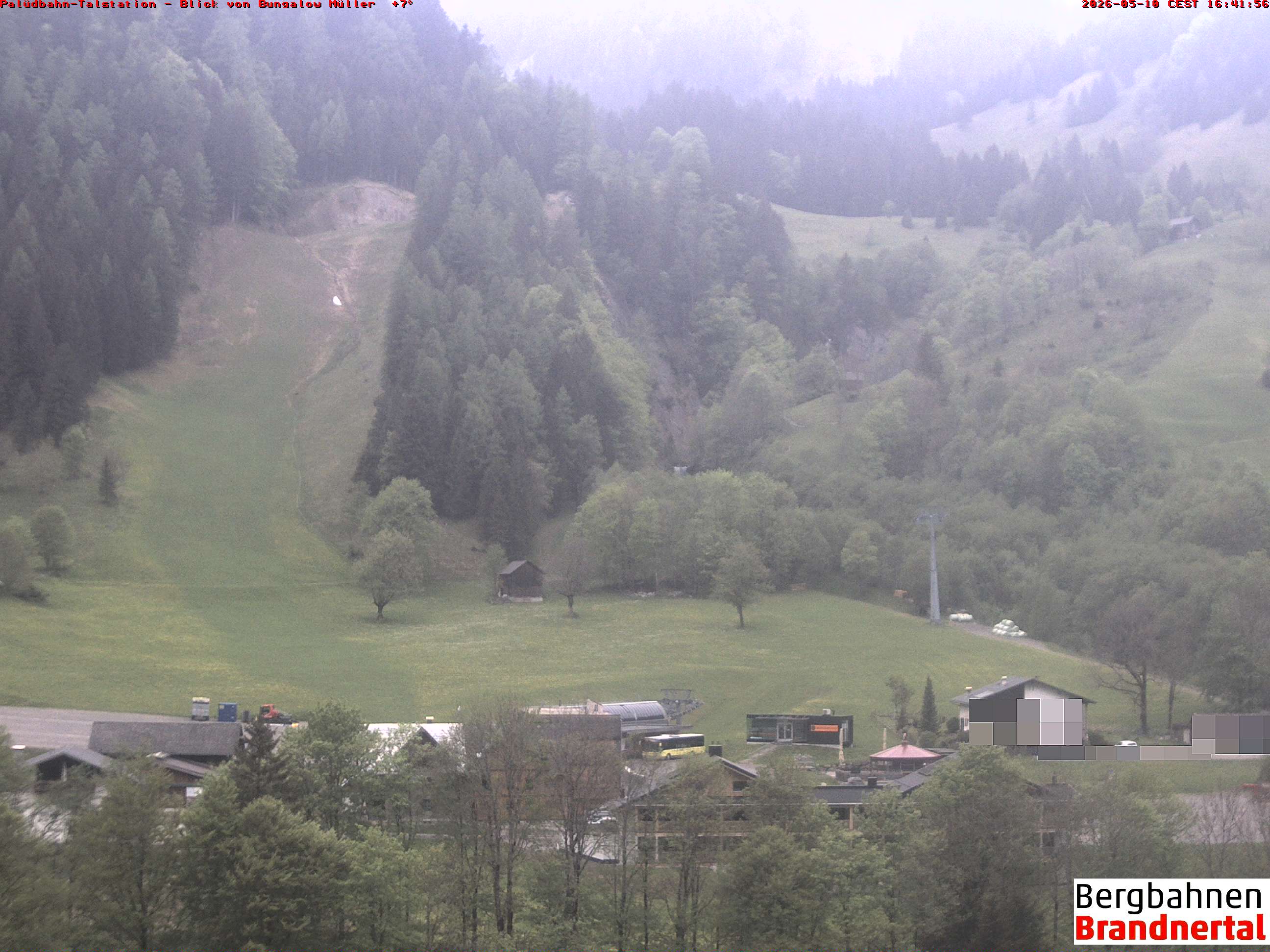 Blick auf Palüdbahn von Bungalow Müller