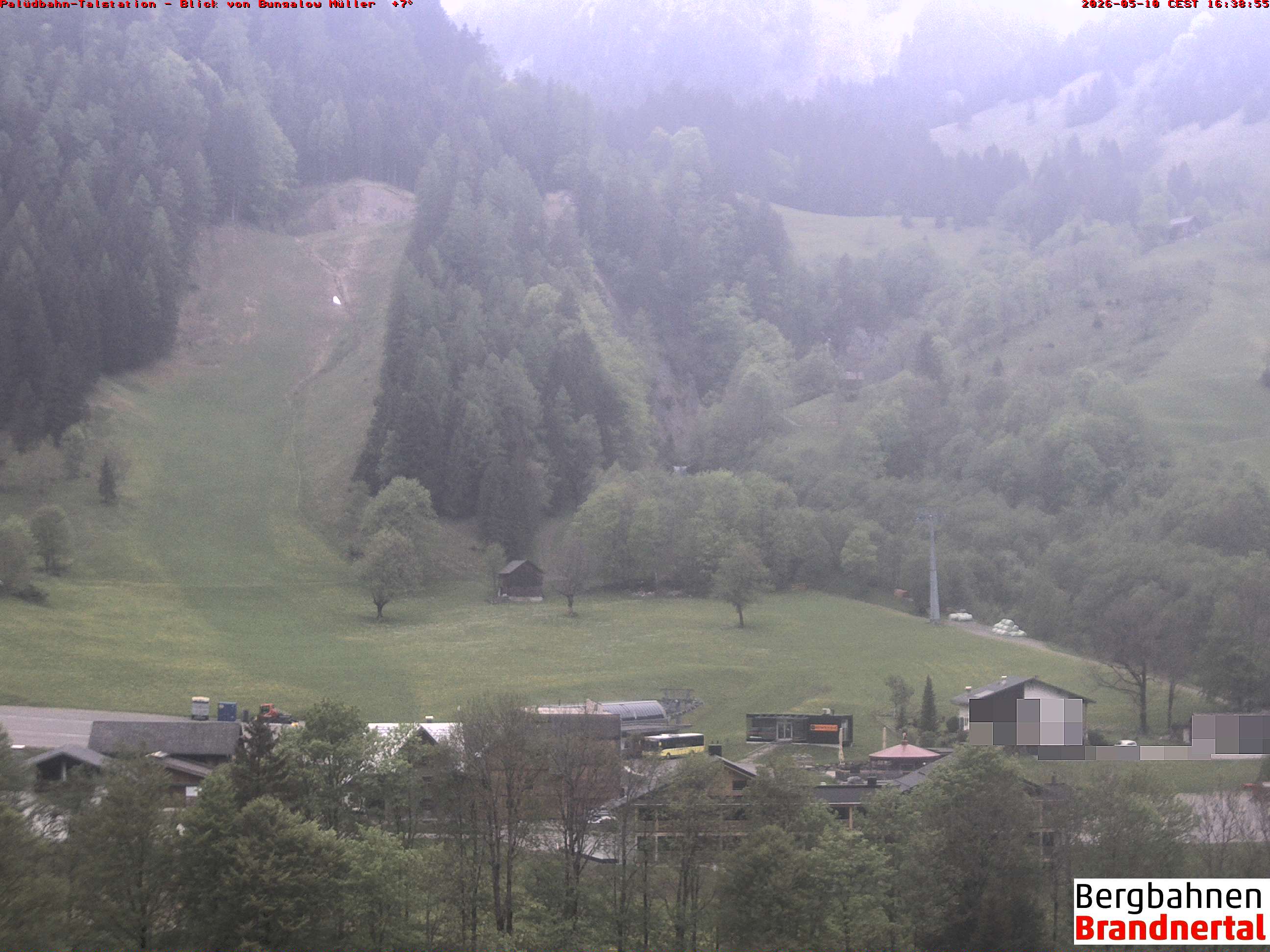 Blick auf Palüdbahn von Bungalow Müller