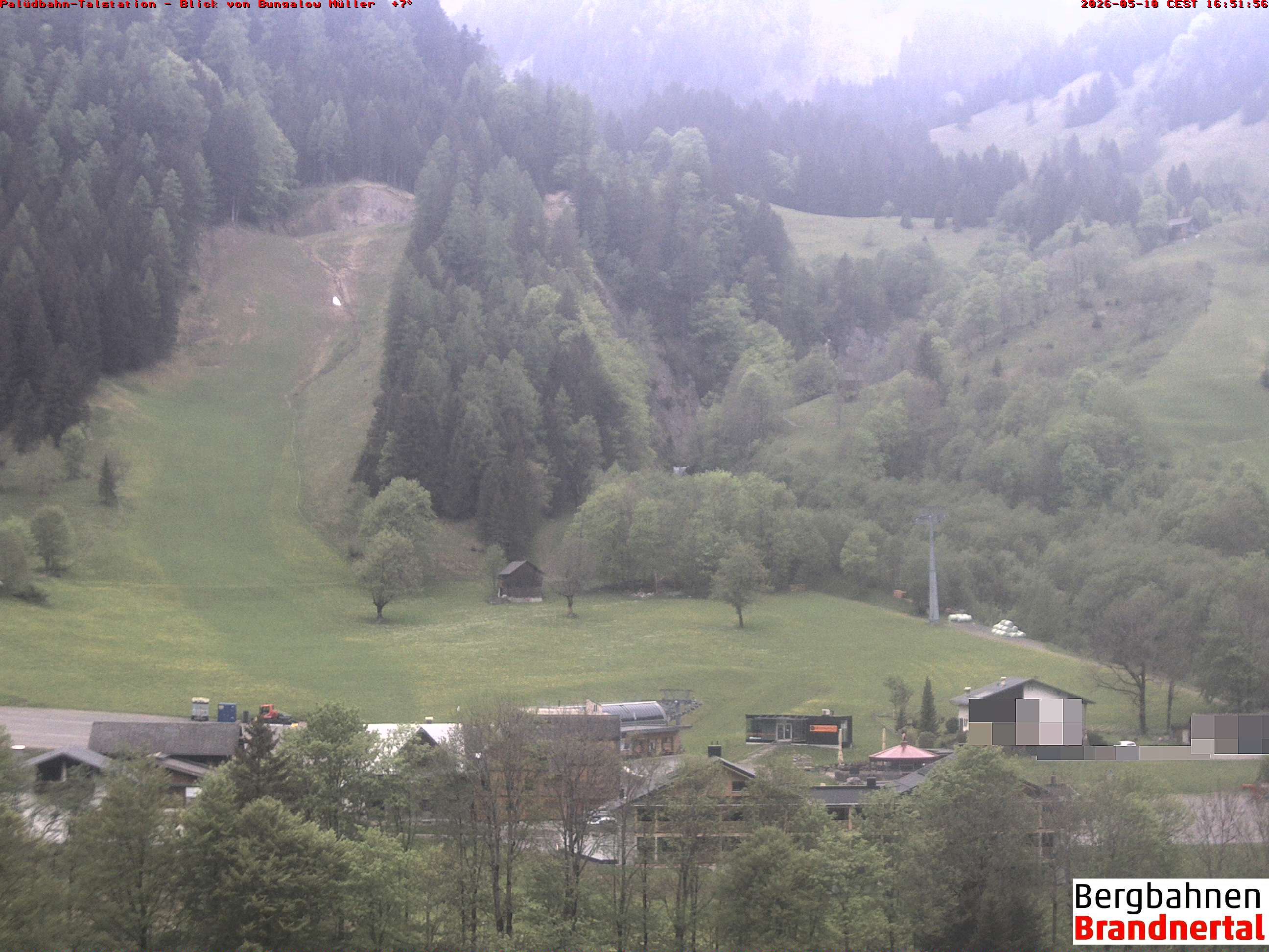 Blick auf Palüdbahn von Bungalow Müller