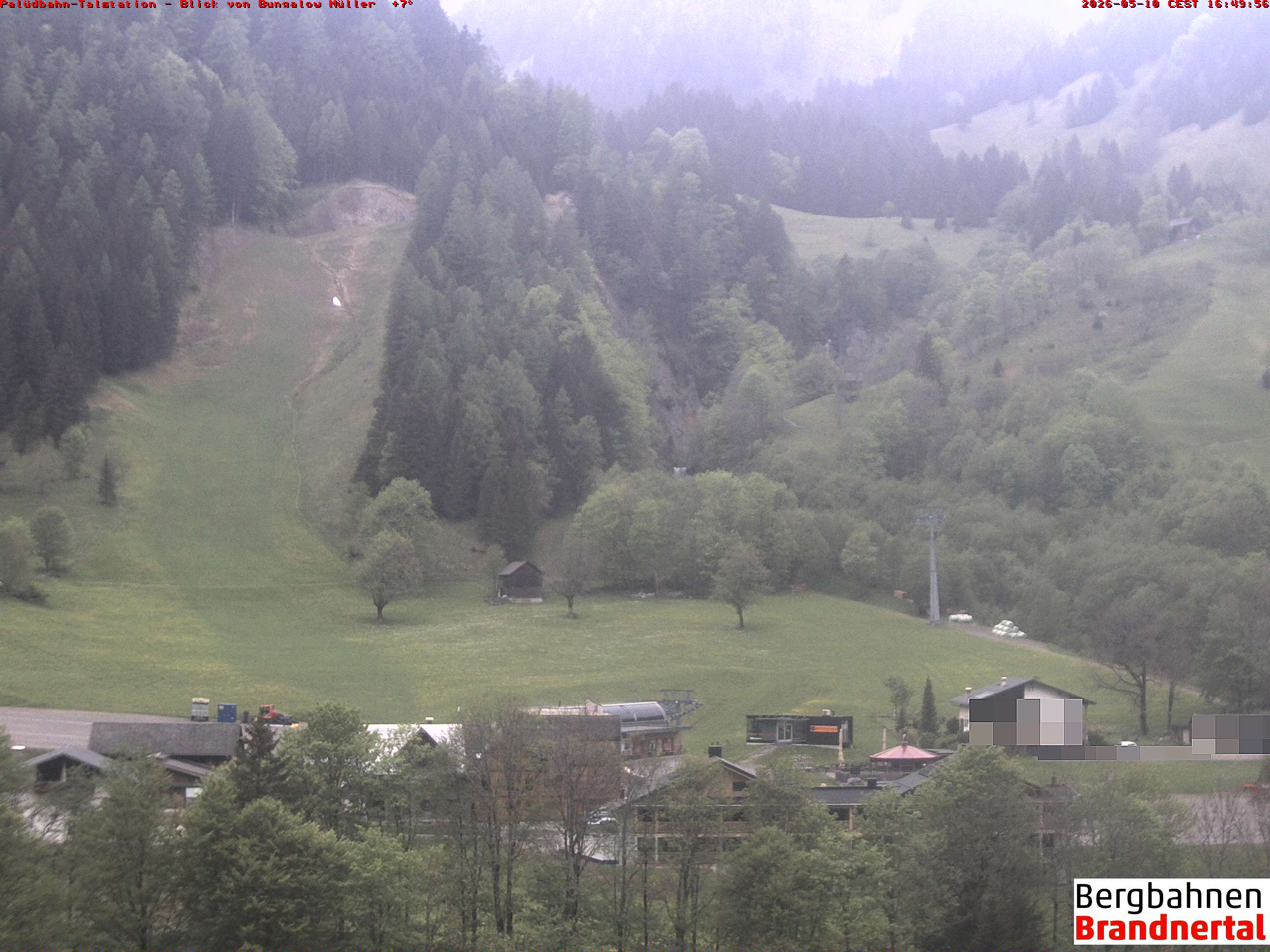 Blick auf Palüdbahn von Bungalow Müller