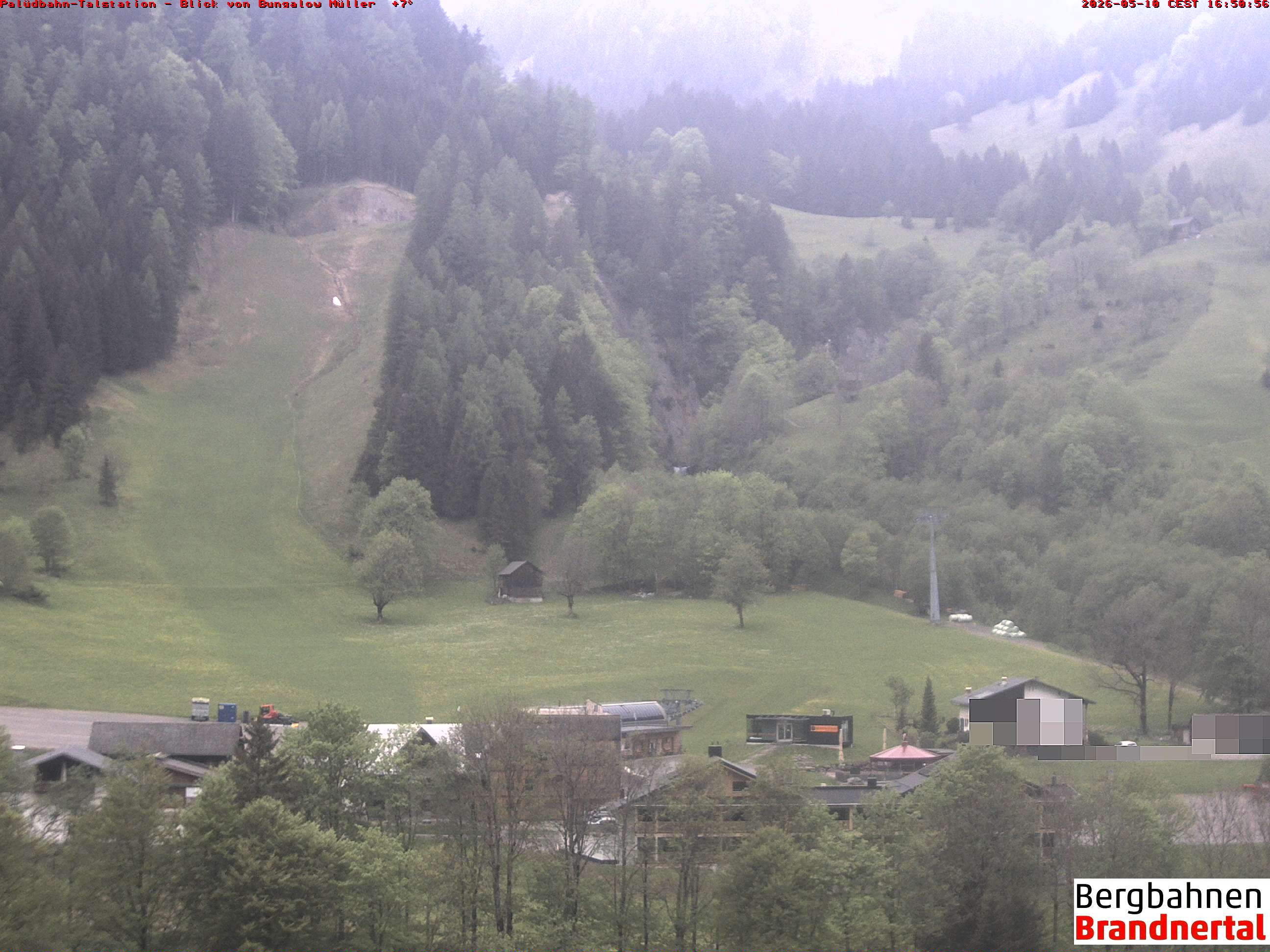 Blick auf Palüdbahn von Bungalow Müller