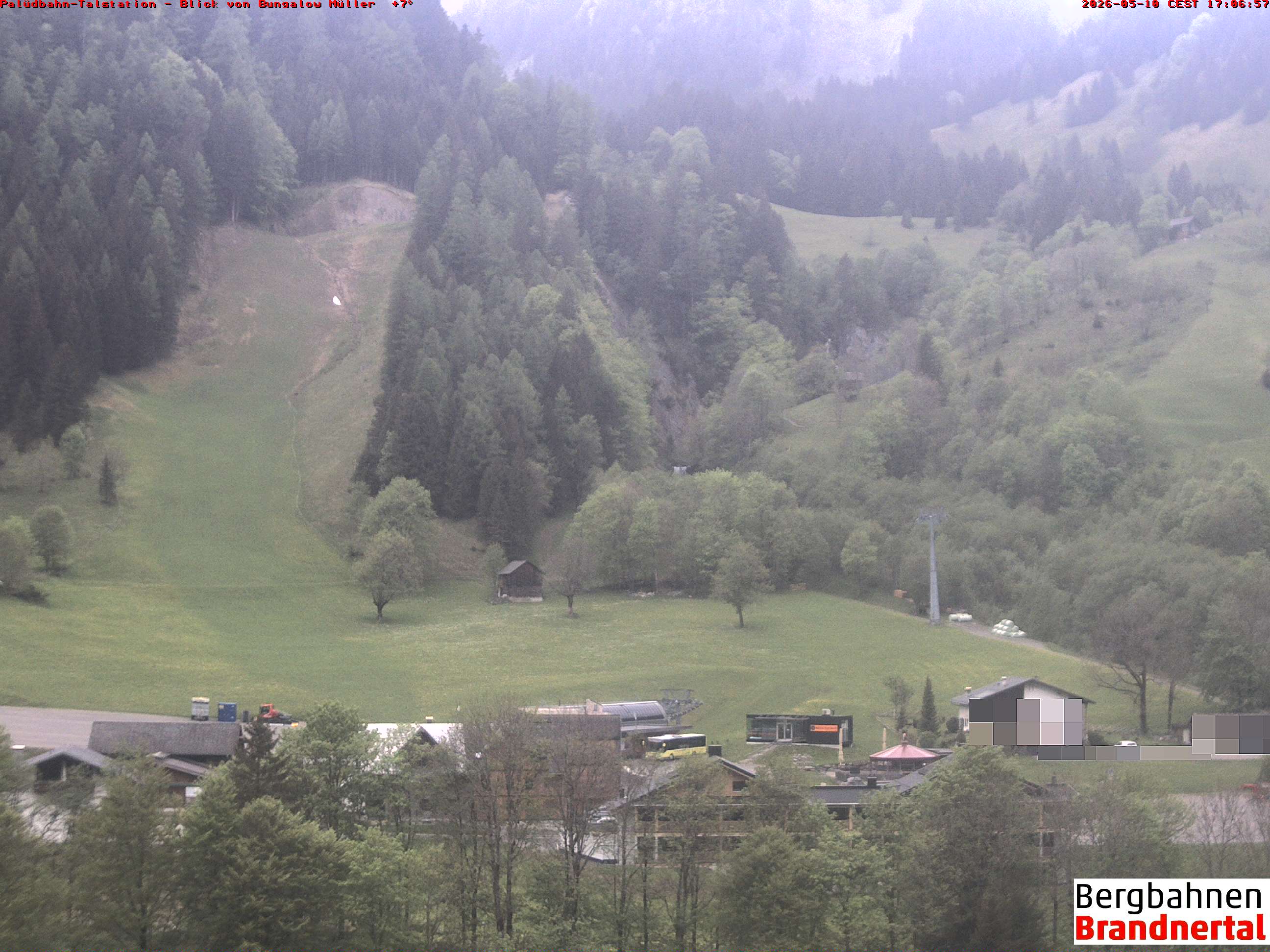 Blick auf Palüdbahn von Bungalow Müller
