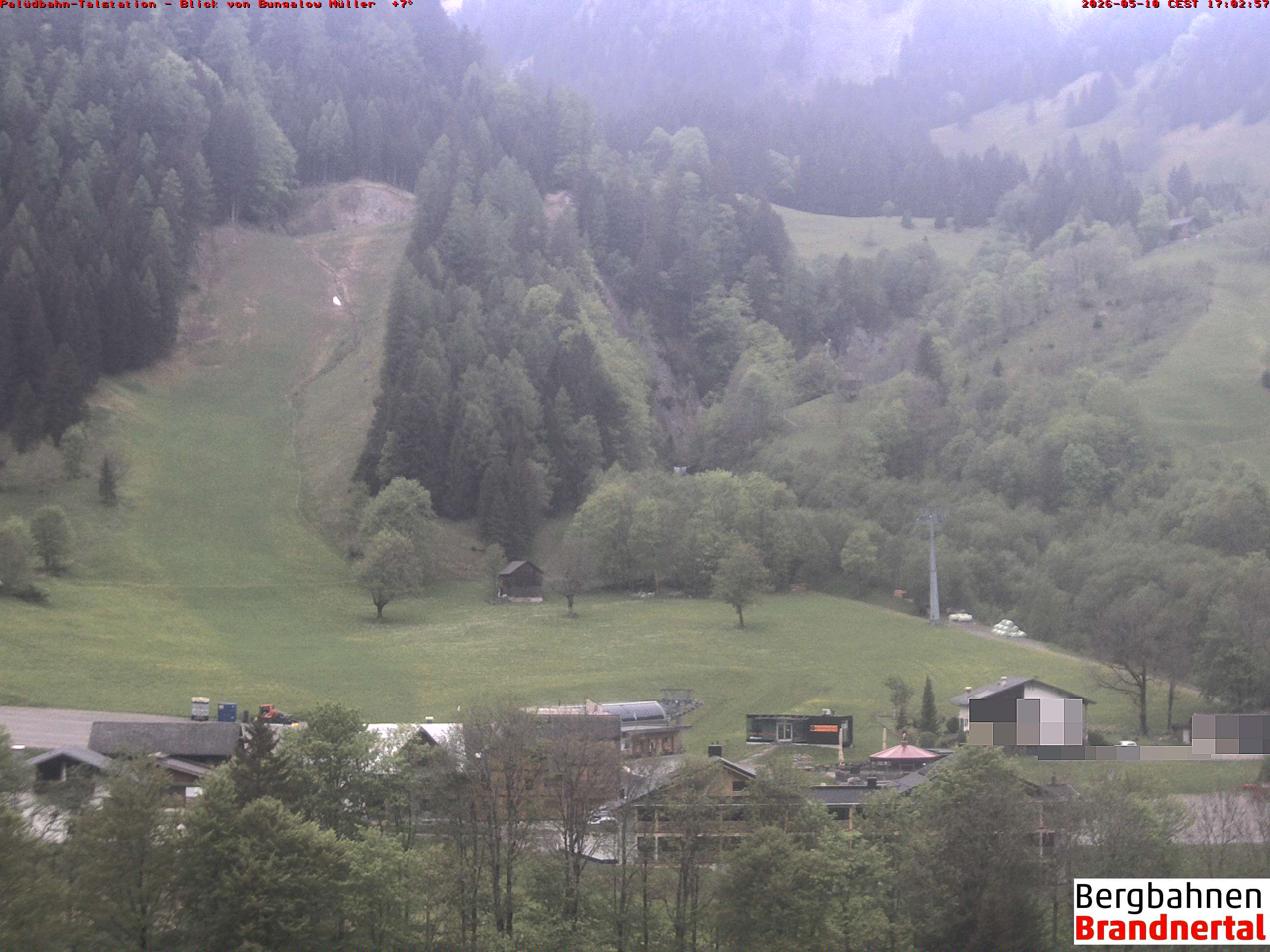 Blick auf Palüdbahn von Bungalow Müller