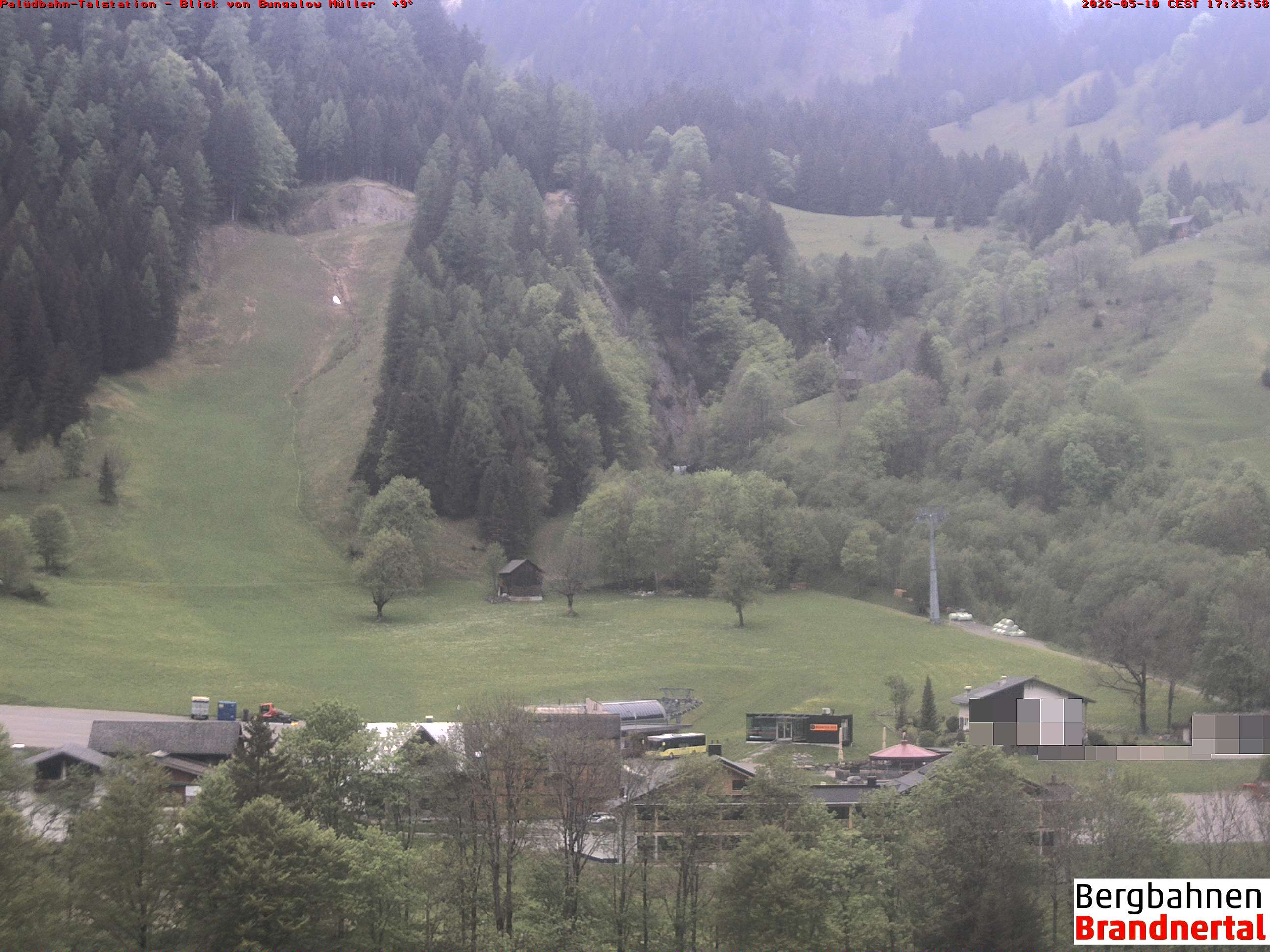 Blick auf Palüdbahn von Bungalow Müller