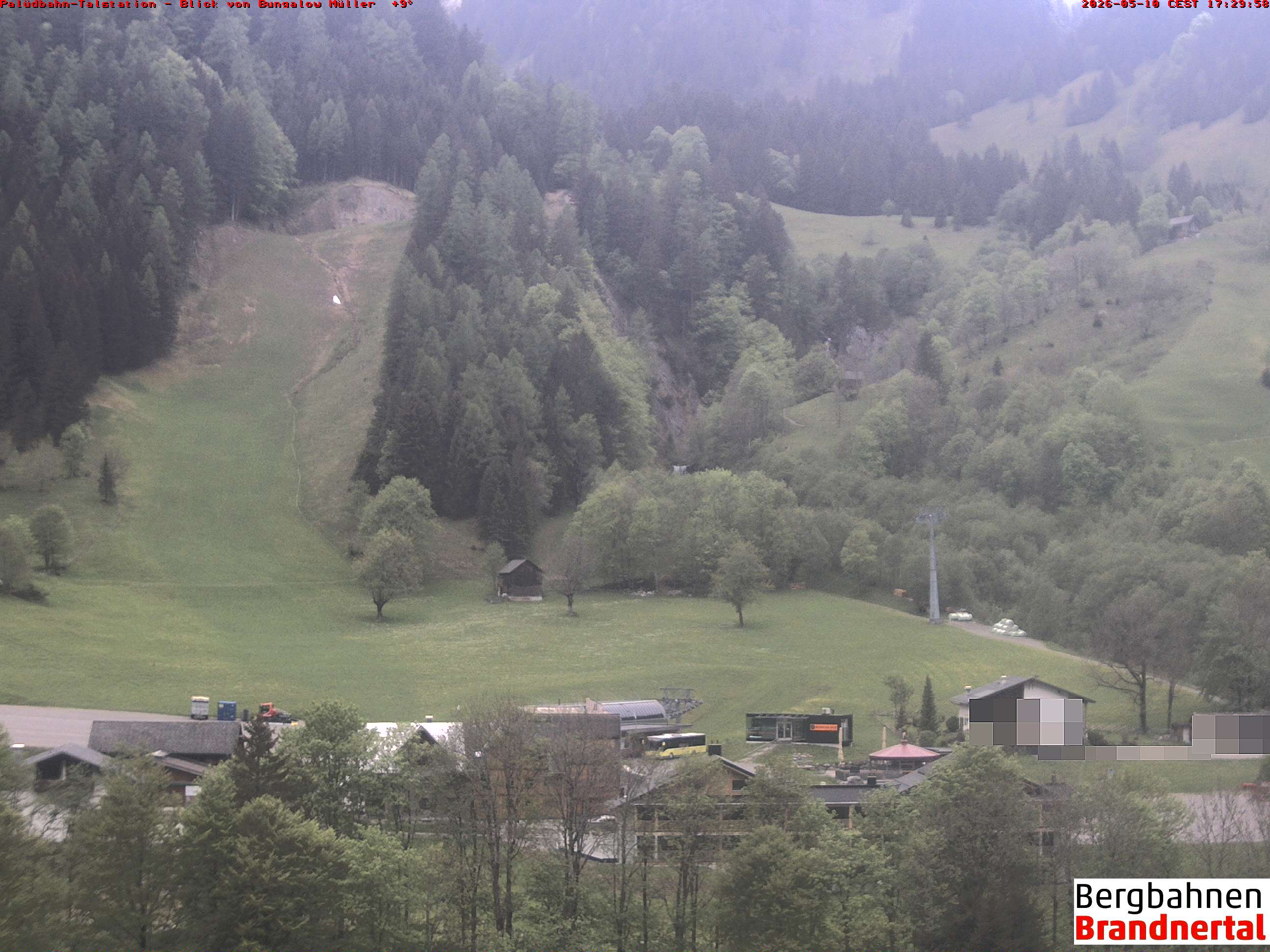 Blick auf Palüdbahn von Bungalow Müller