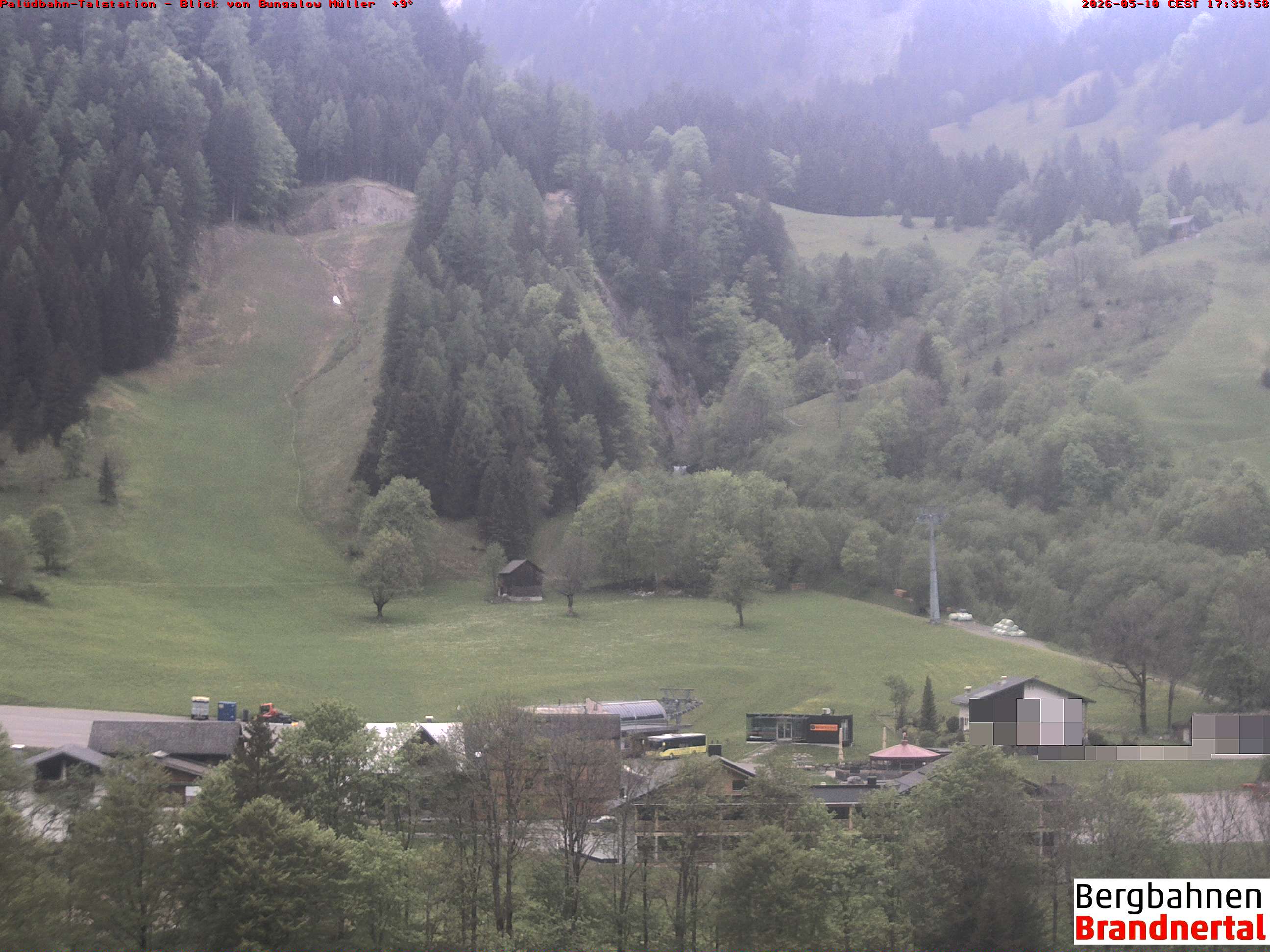 Blick auf Palüdbahn von Bungalow Müller