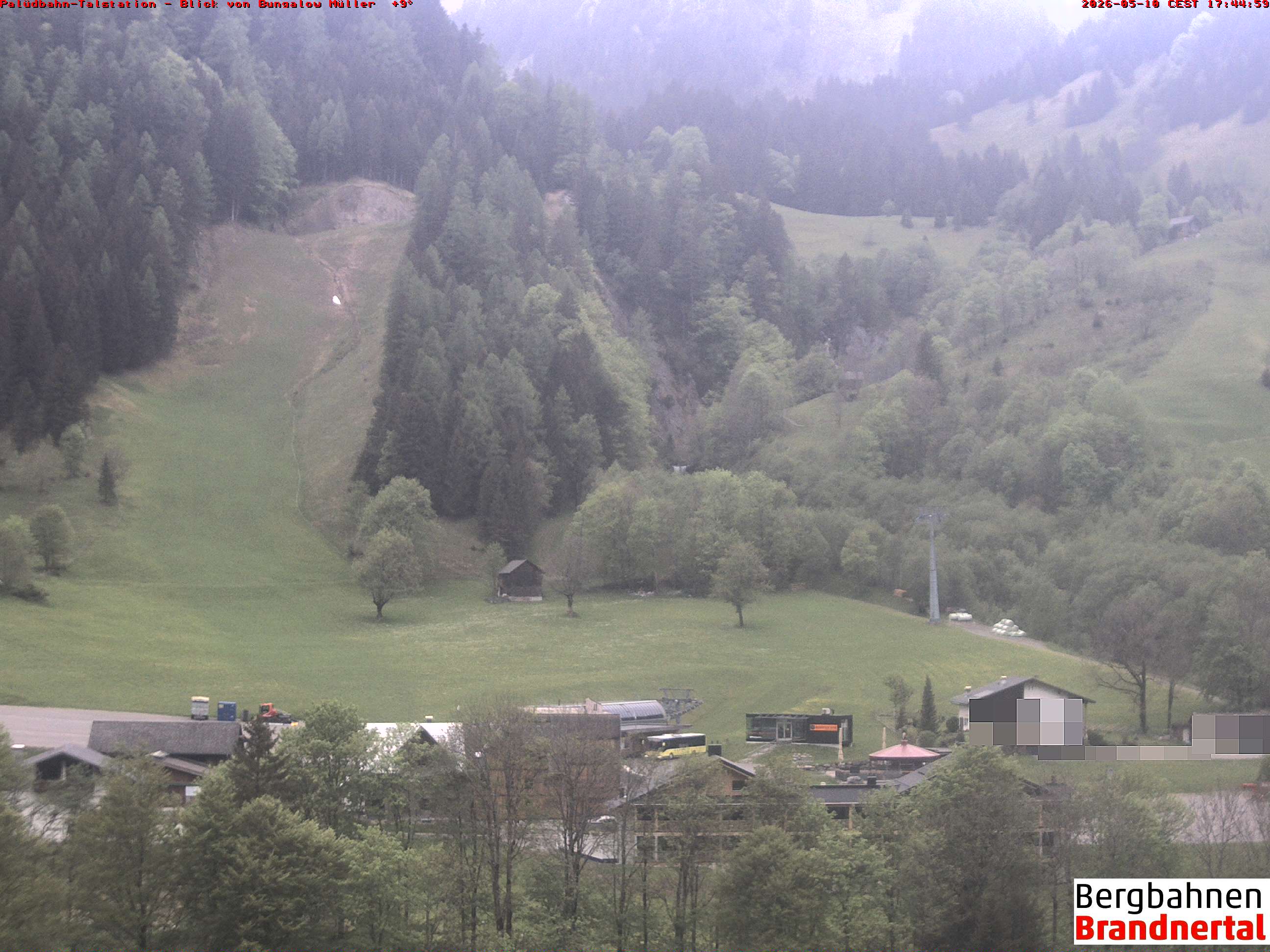 Blick auf Palüdbahn von Bungalow Müller