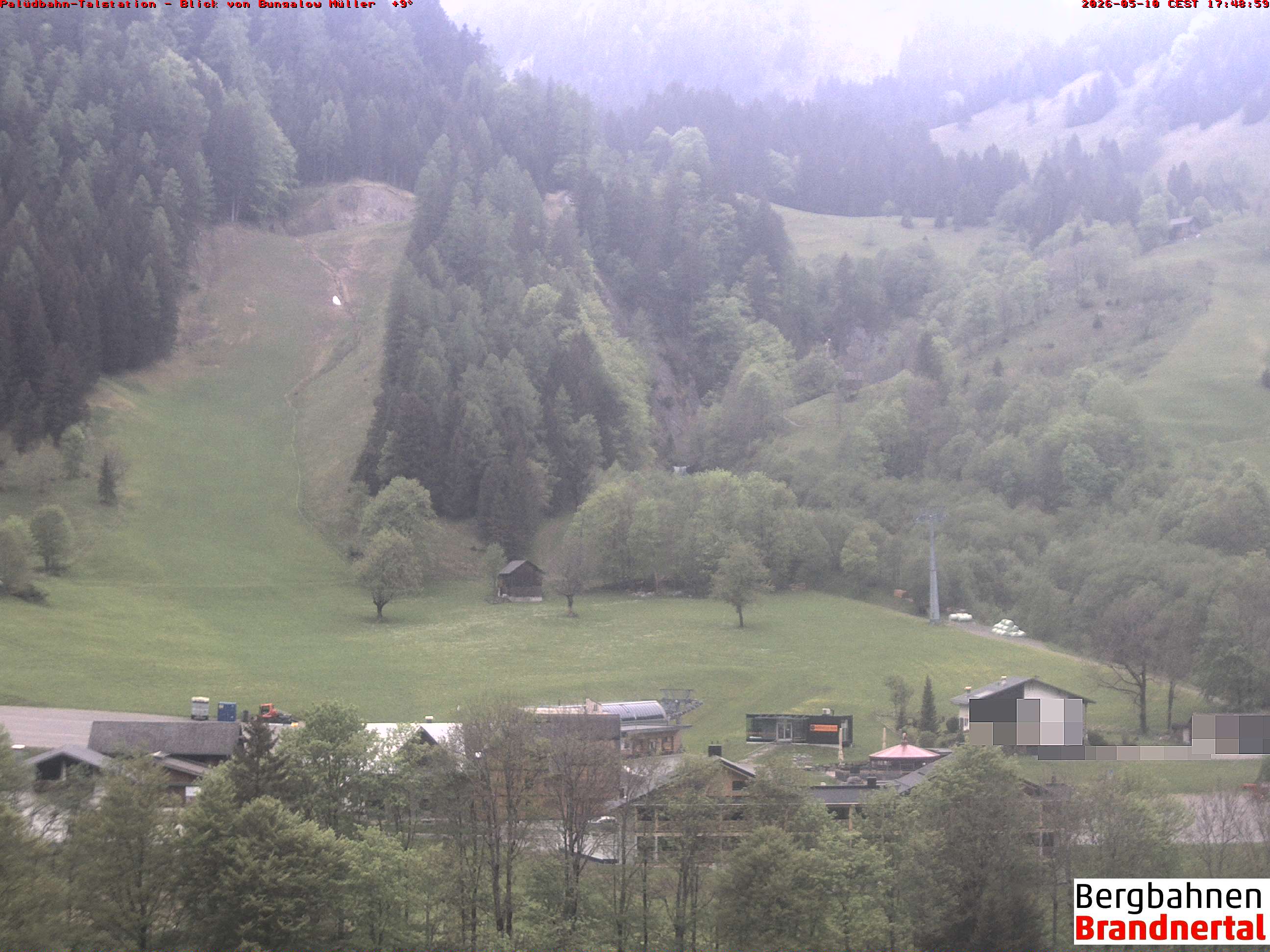 Blick auf Palüdbahn von Bungalow Müller
