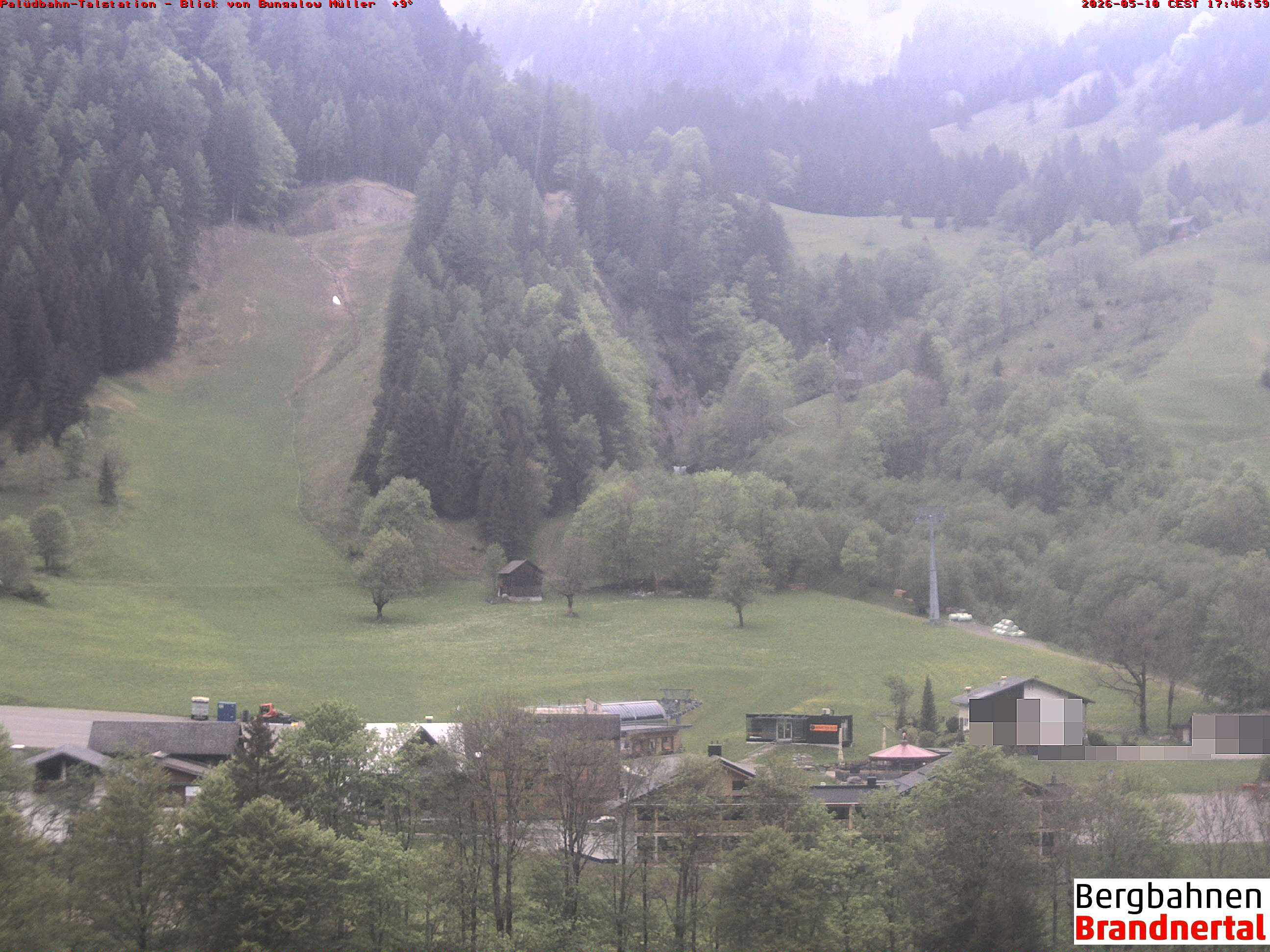 Blick auf Palüdbahn von Bungalow Müller