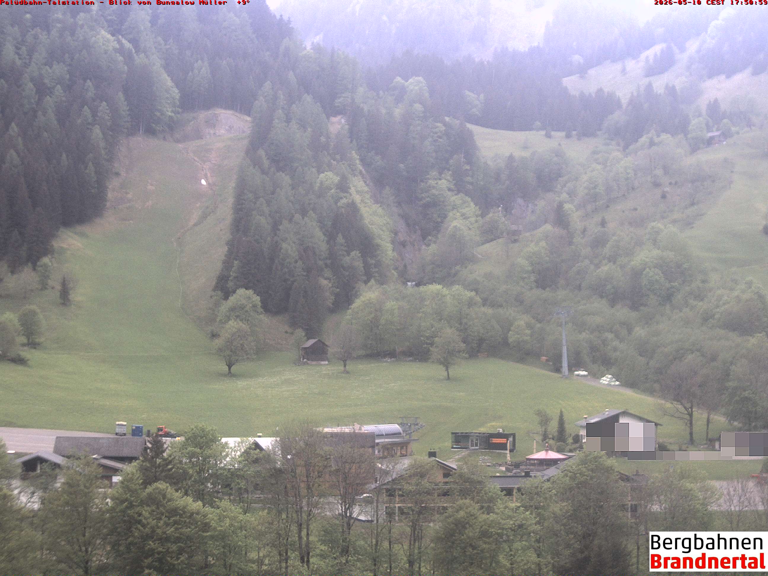 Blick auf Palüdbahn von Bungalow Müller