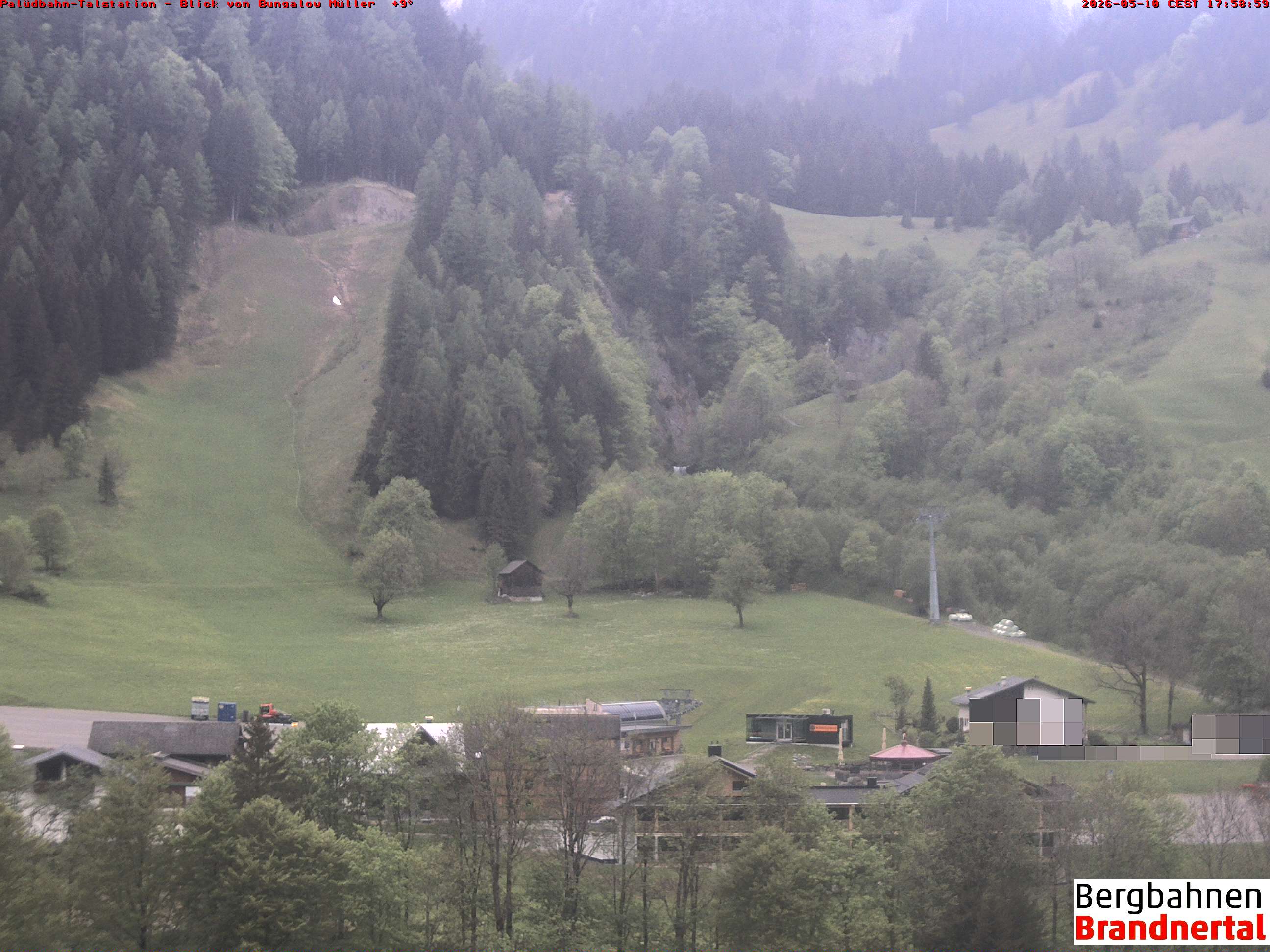 Blick auf Palüdbahn von Bungalow Müller