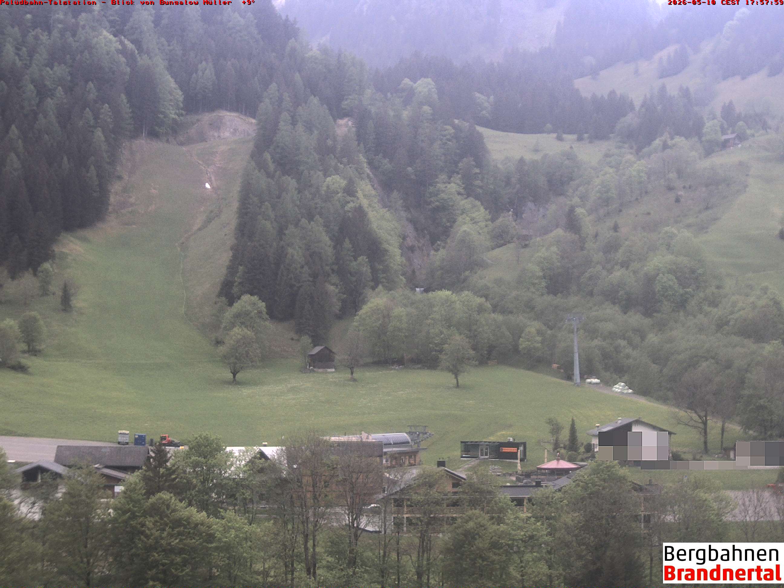Blick auf Palüdbahn von Bungalow Müller